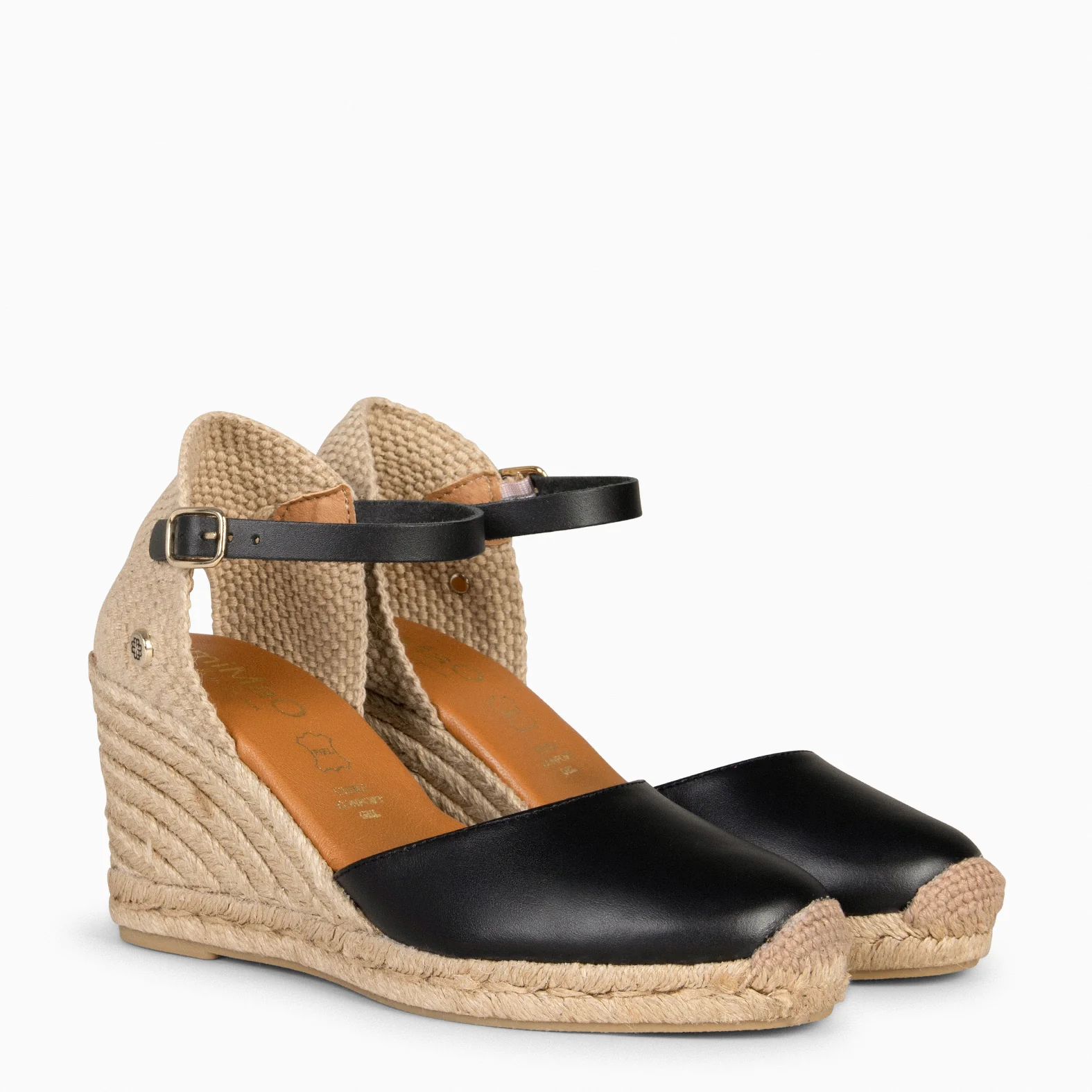 GIO - Cuñas de esparto altas NEGRO - Image 4