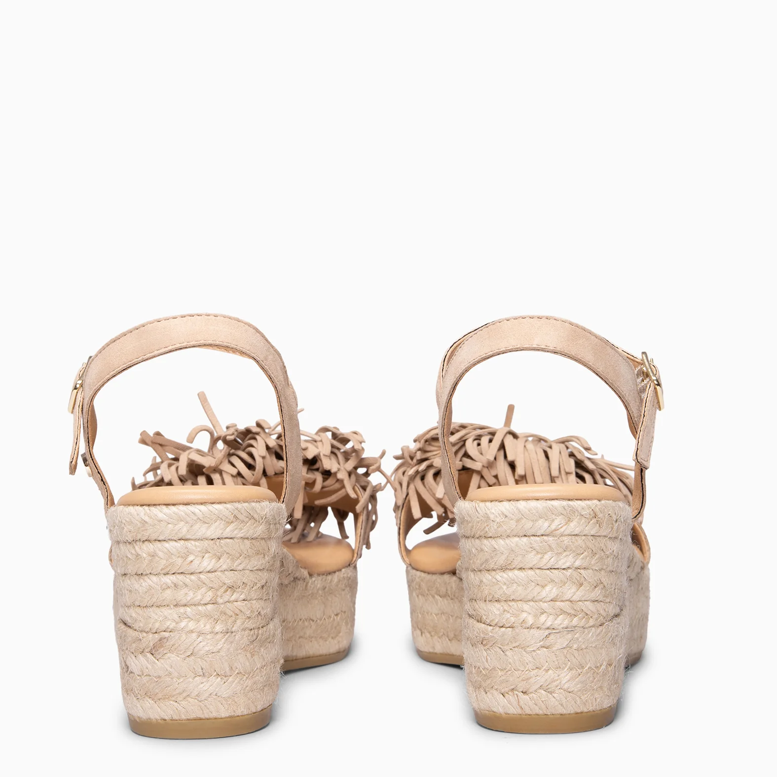 CELESTE - Cuñas de esparto de serraje ROSA CLARO - Image 10