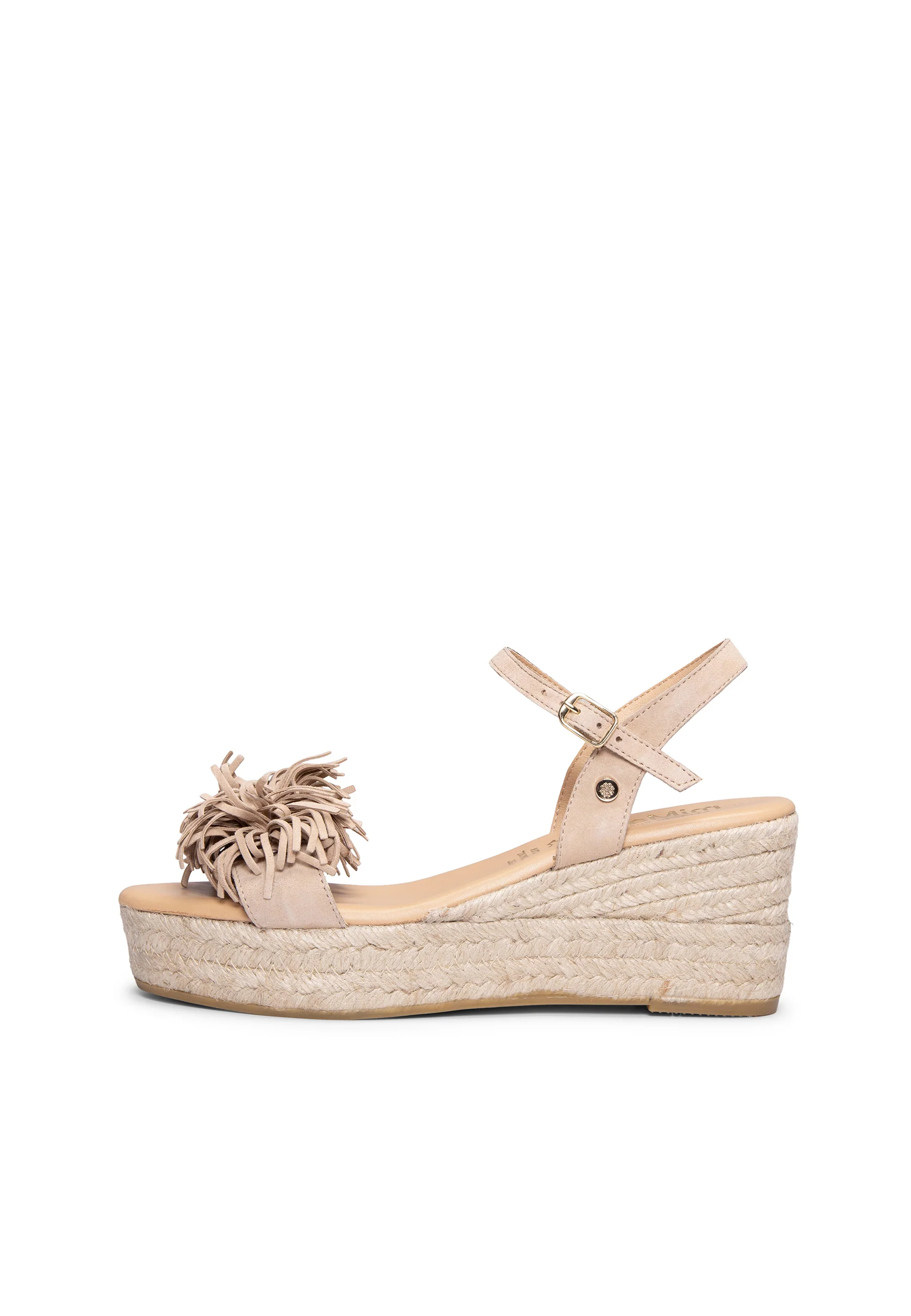 CELESTE - Cuñas de esparto de serraje ROSA CLARO - Image 6