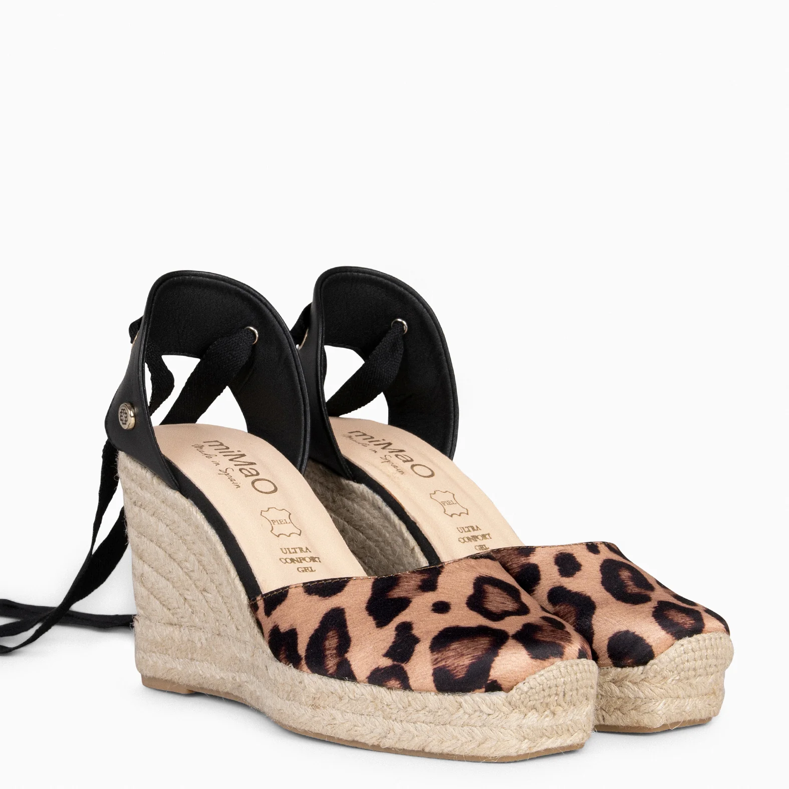 MOMBASA - Cuñas de esparto con cinta LEOPARDO - Image 2