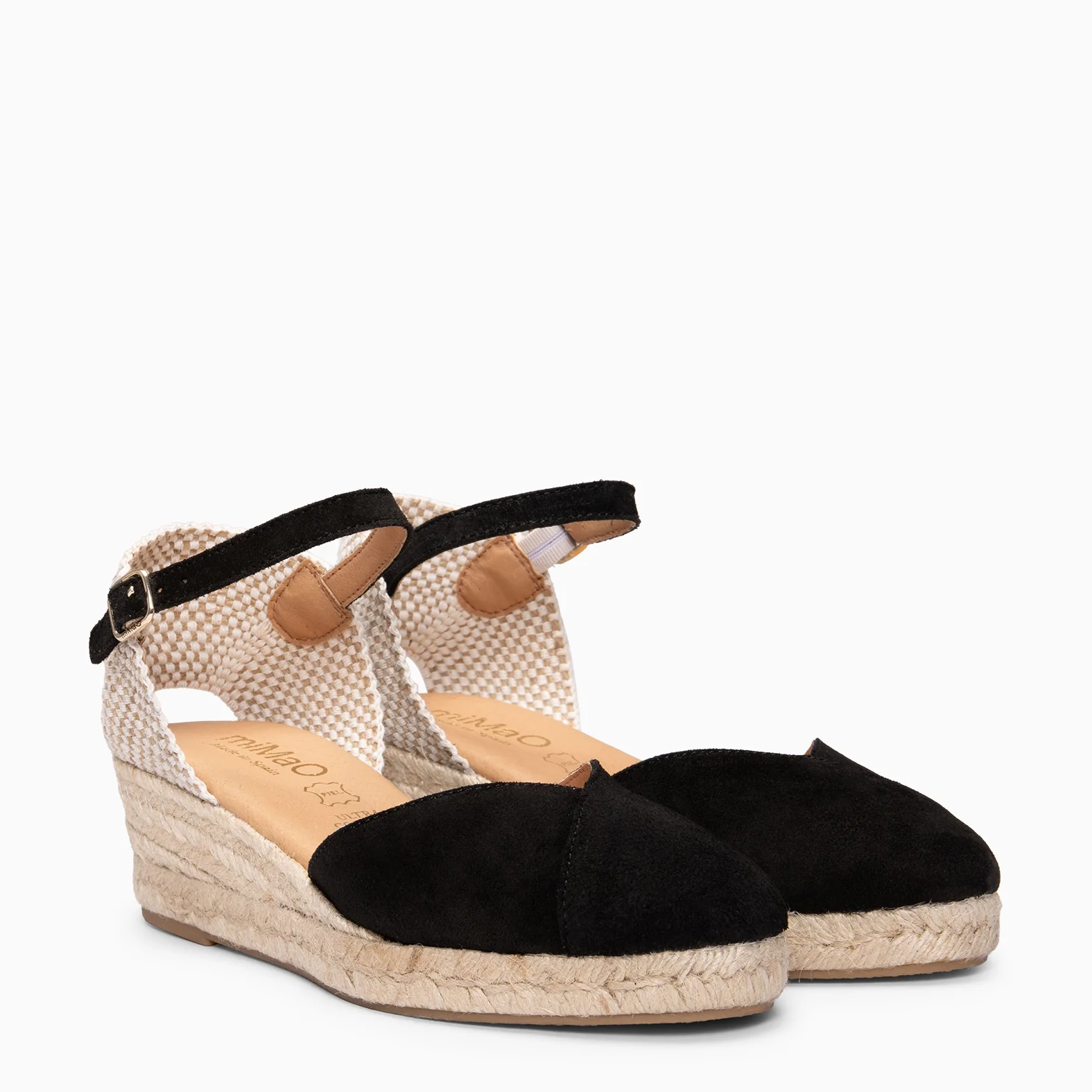 ICA - Cuñas de esparto bajas NEGRO - Image 2
