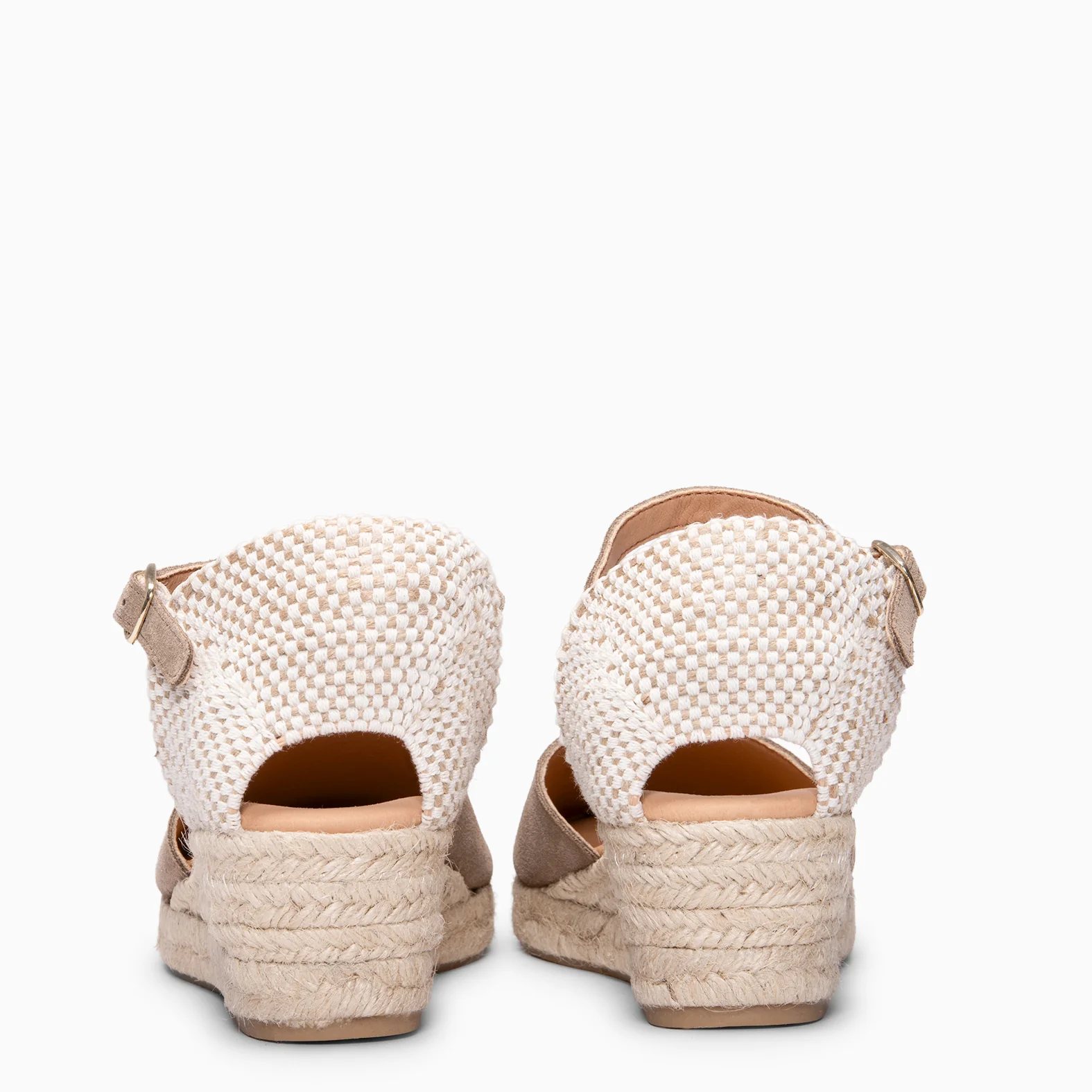 FORNELLS - Cuñas bajas de Esparto TAUPE - Image 6