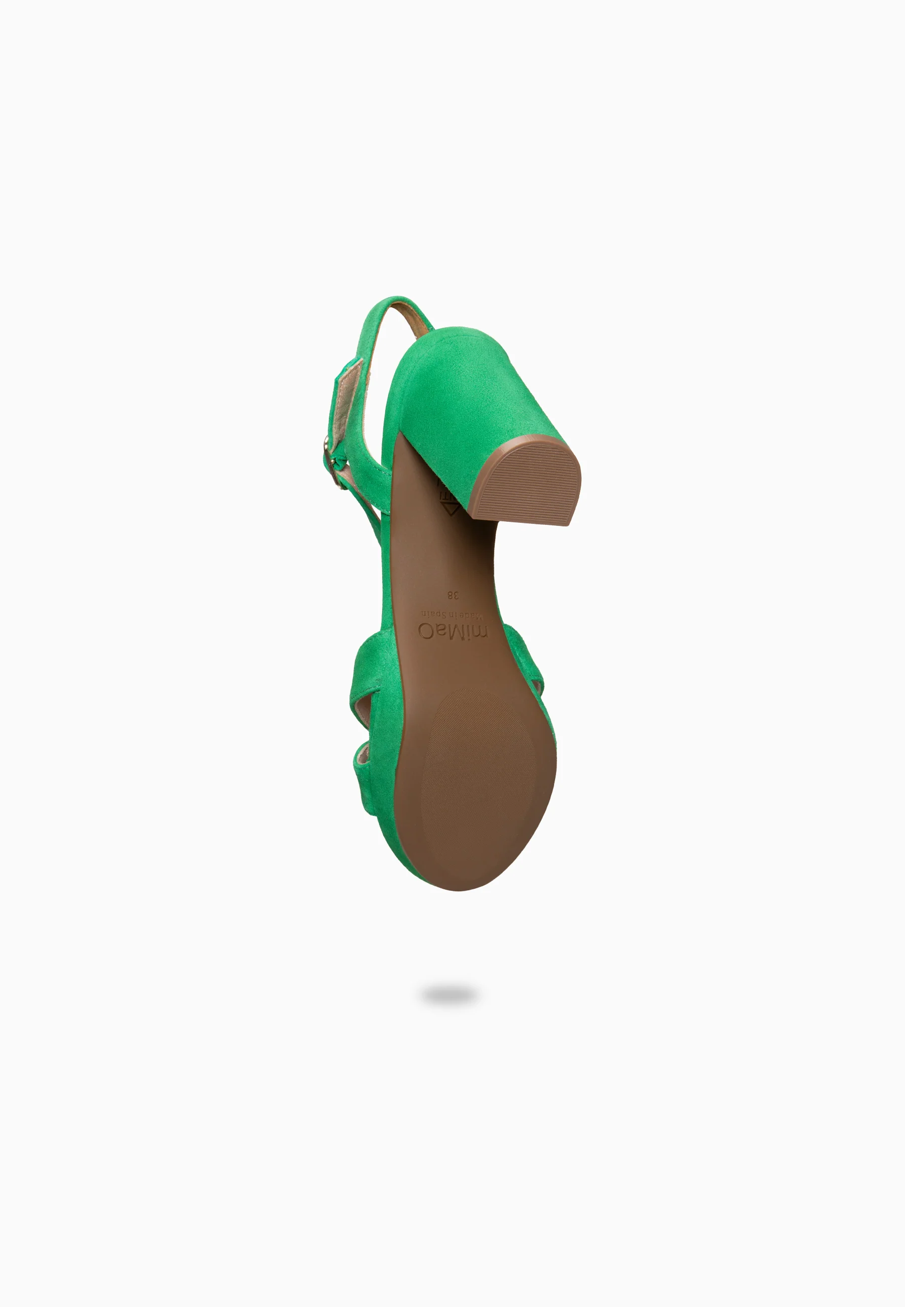 PARIS - Sandalias de fiesta con tacón alto y plataforma VERDE - Image 8