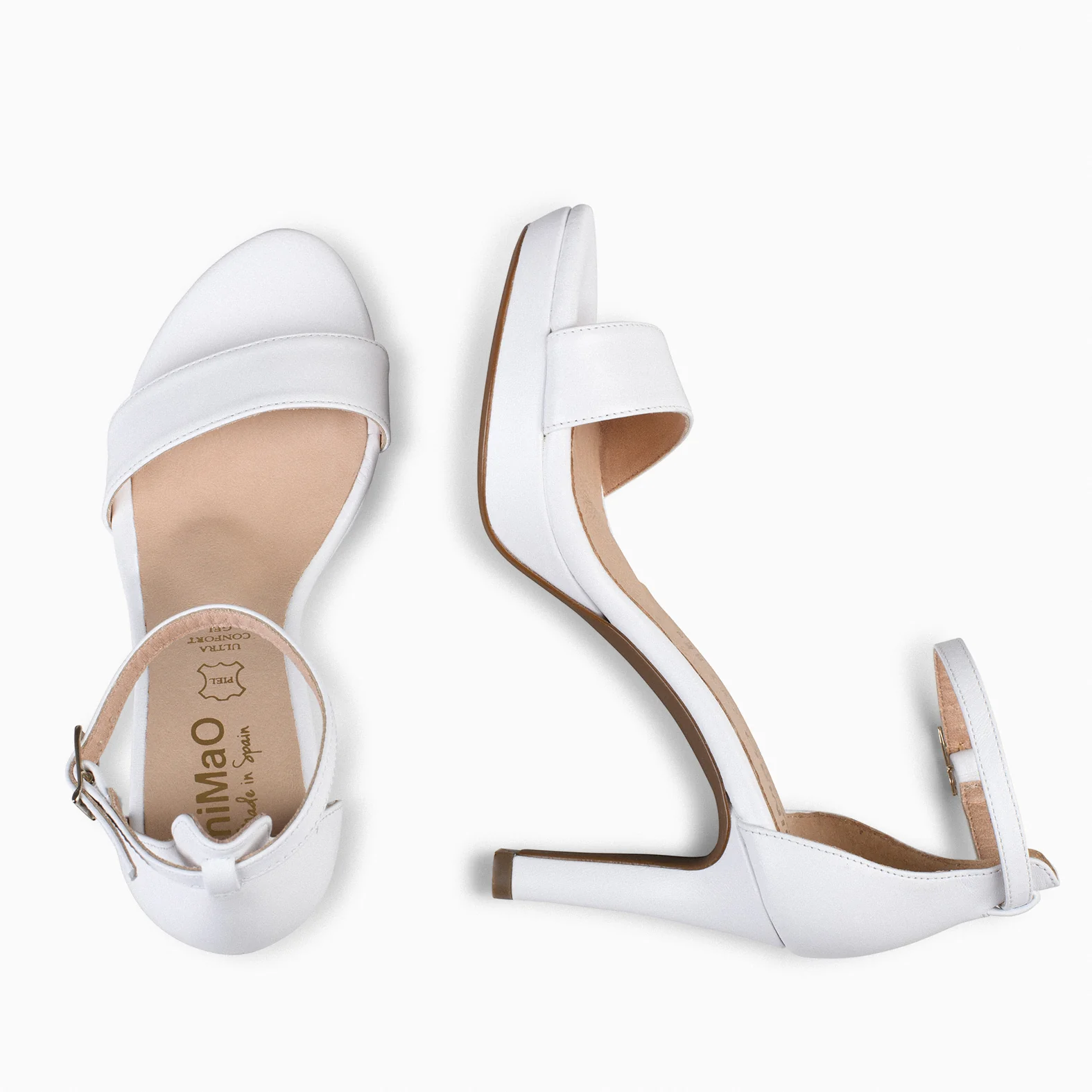 FIESTA - Sandalias de tacón alto y plataforma BLANCO - Image 5