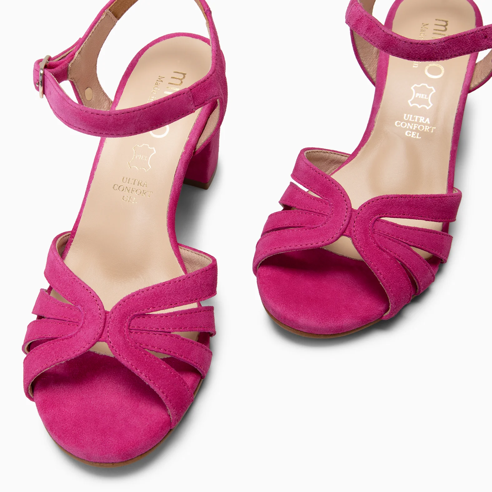 MUSA – Sandalias de Tacón ancho FUCSIA - Image 6