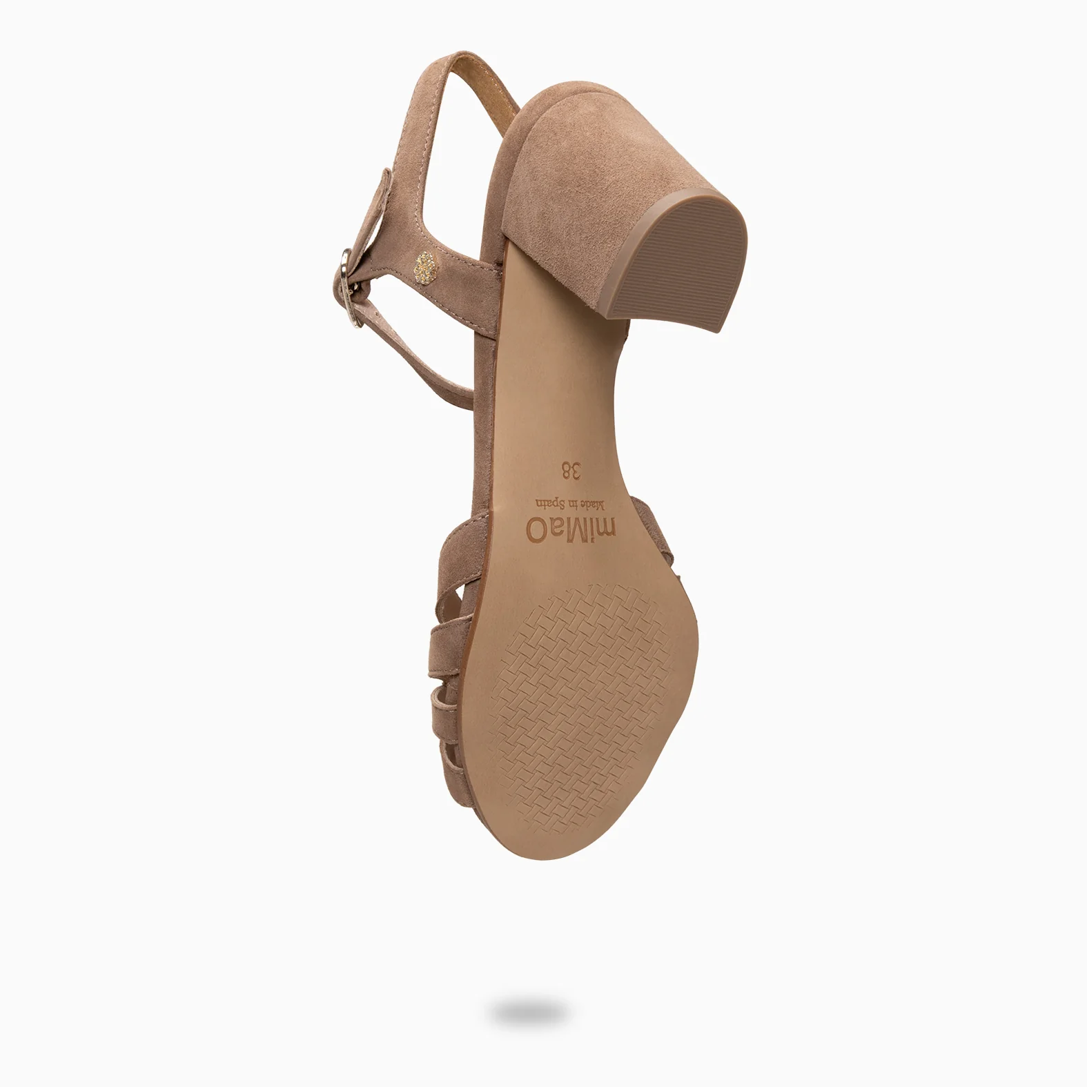MUSA – Sandalias de Tacón ancho TAUPE - Image 6