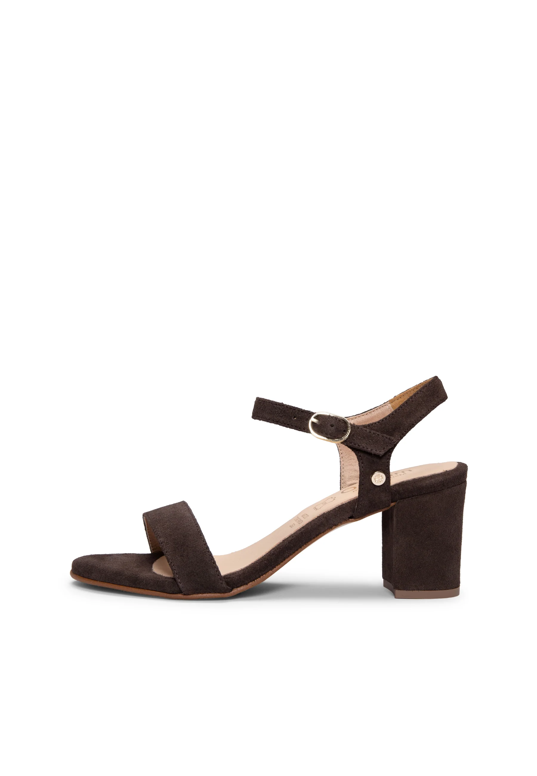 KEILA - Sandalias de tacón medio de ante MARRON - Image 6