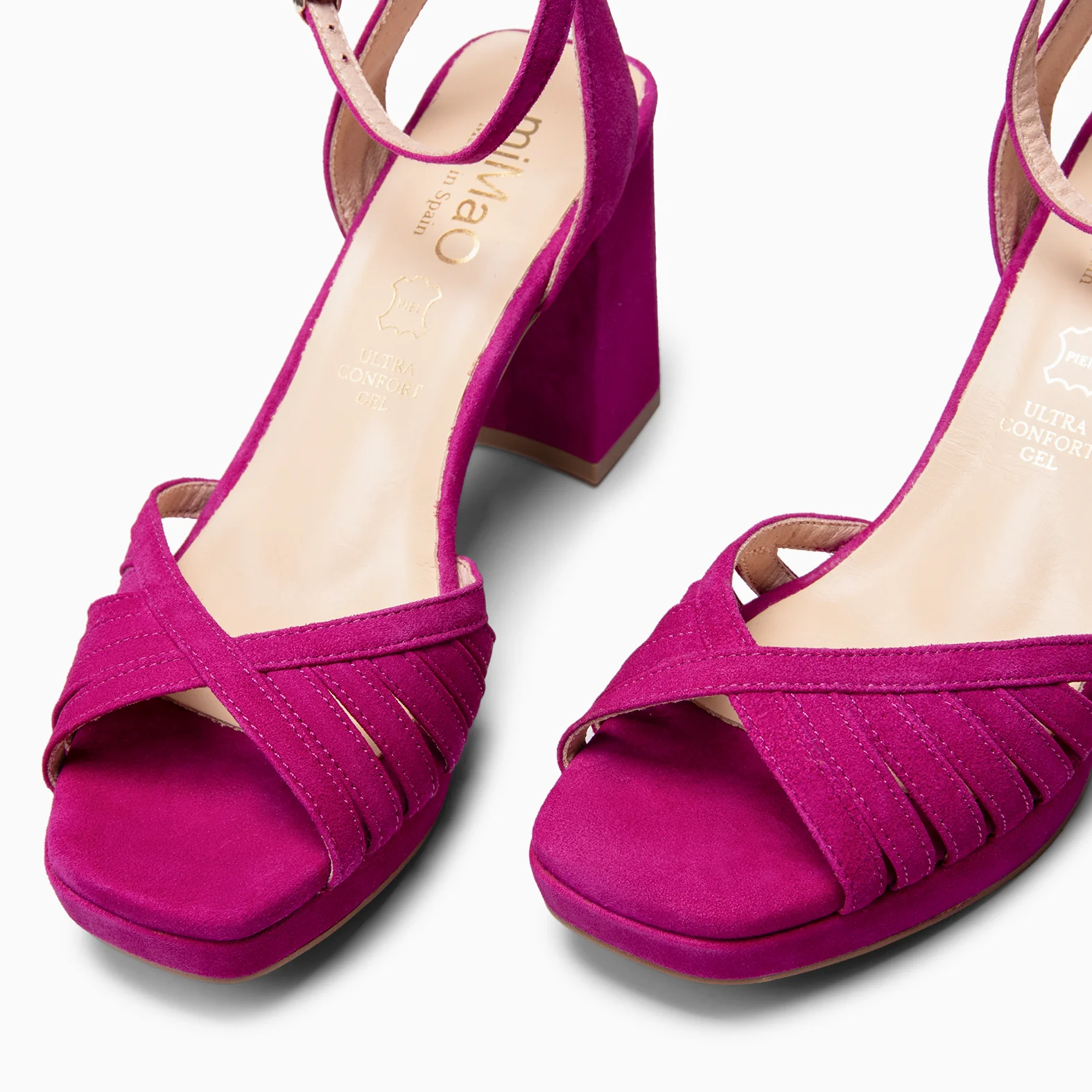 CRISTEL - SANDALIAS ELEGANTES DE TACÓN DE VESTIR BUGANVILLA - Image 9