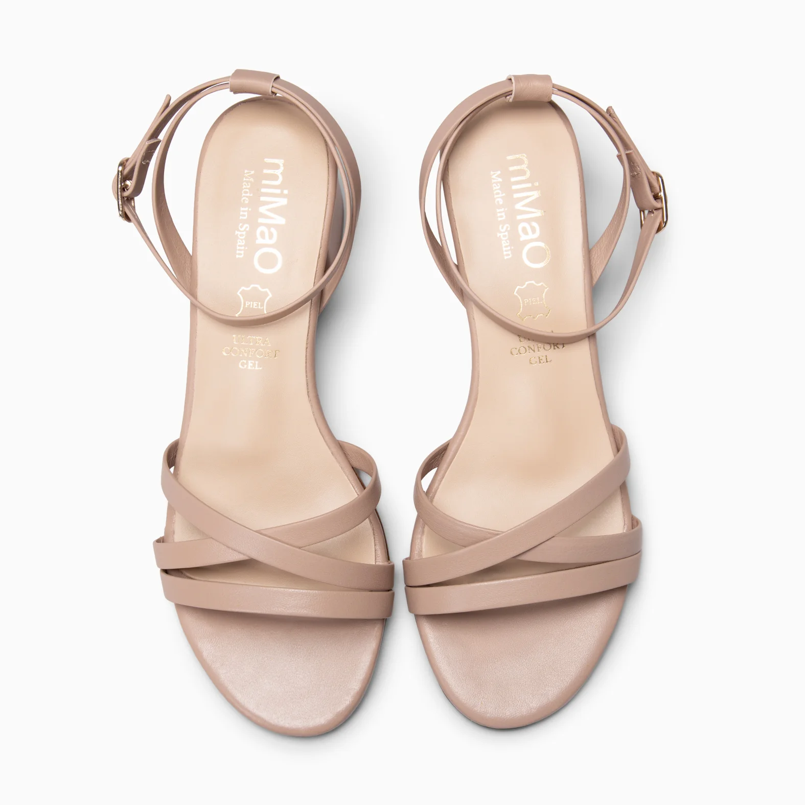 VIENA - Sandalias de tacón bajo ROSA CLARO - Image 4