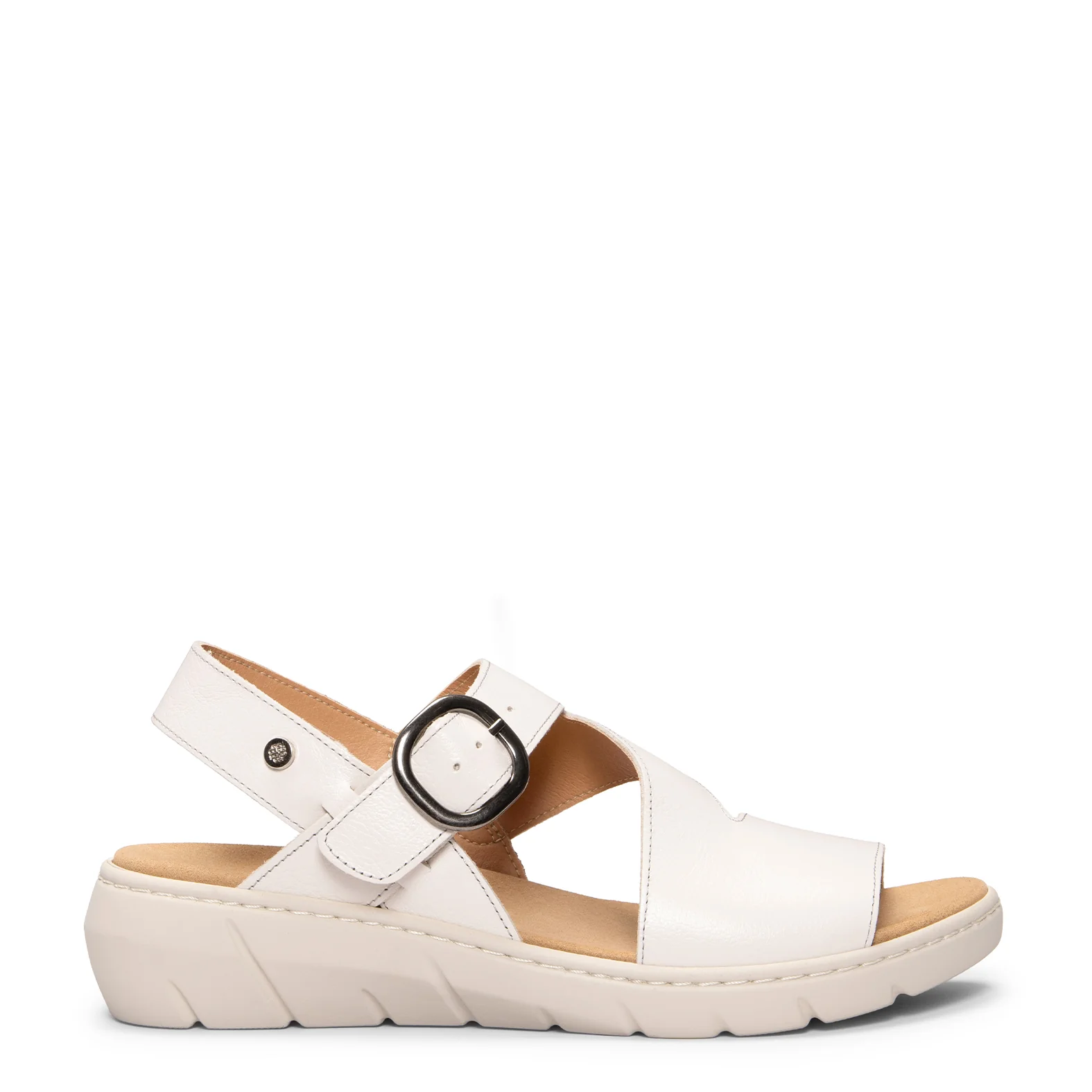 NATURA - Sandalias con plantilla Extraíble HUESO - Image 3
