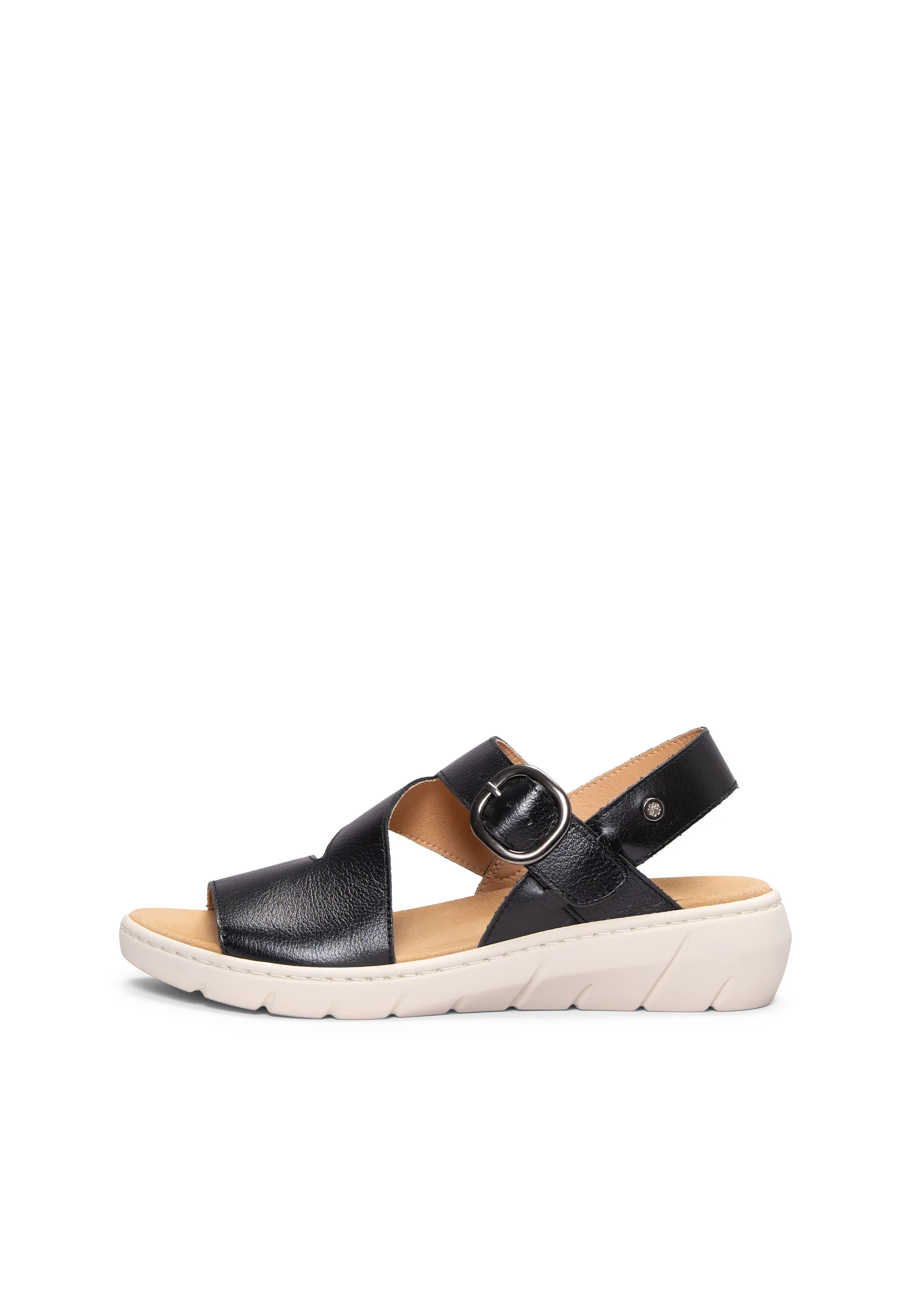 NATURA – Sandalias con plantilla Extraíble NEGRO - Image 6