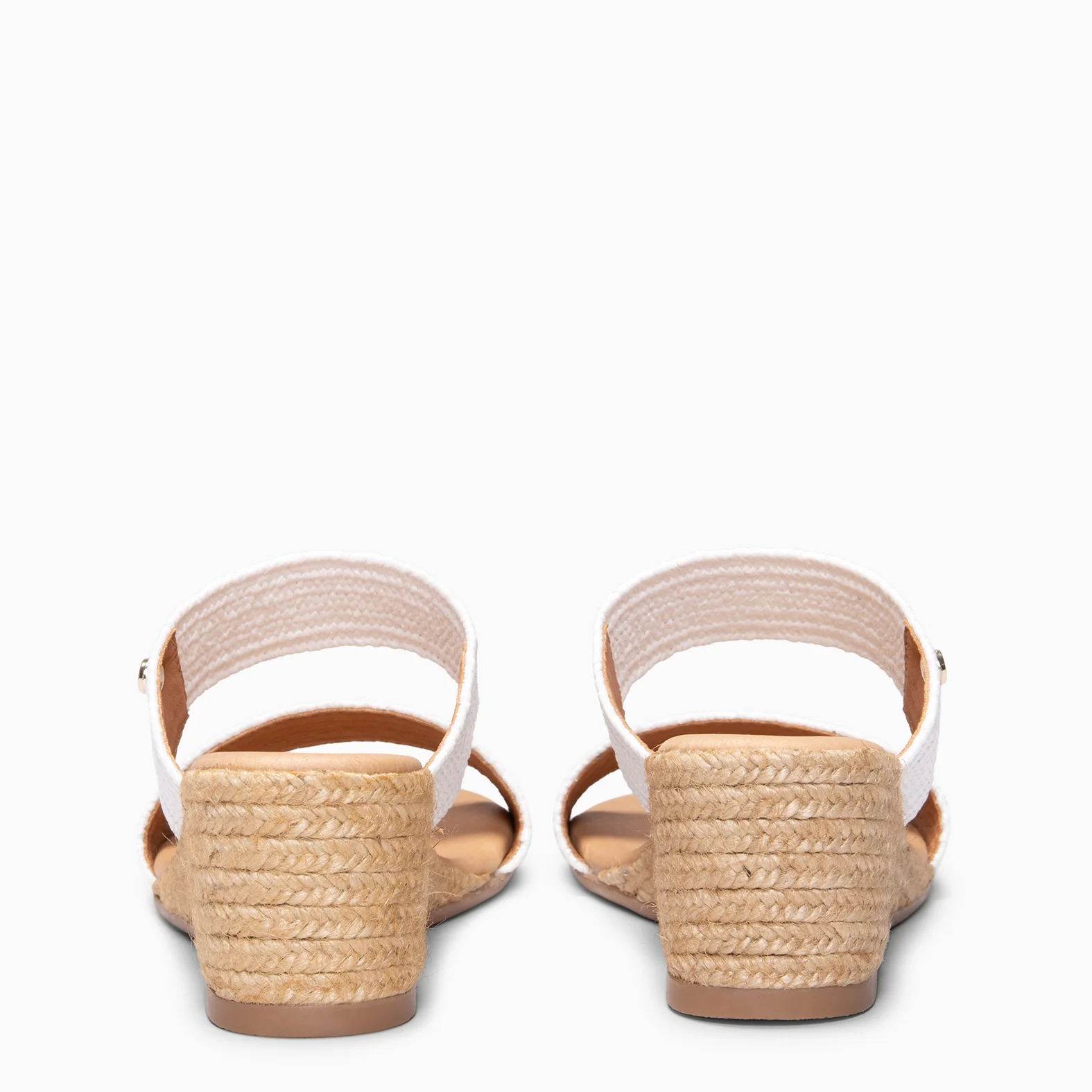 LIRA - Mules de cuña de esparto BLANCO - Image 9