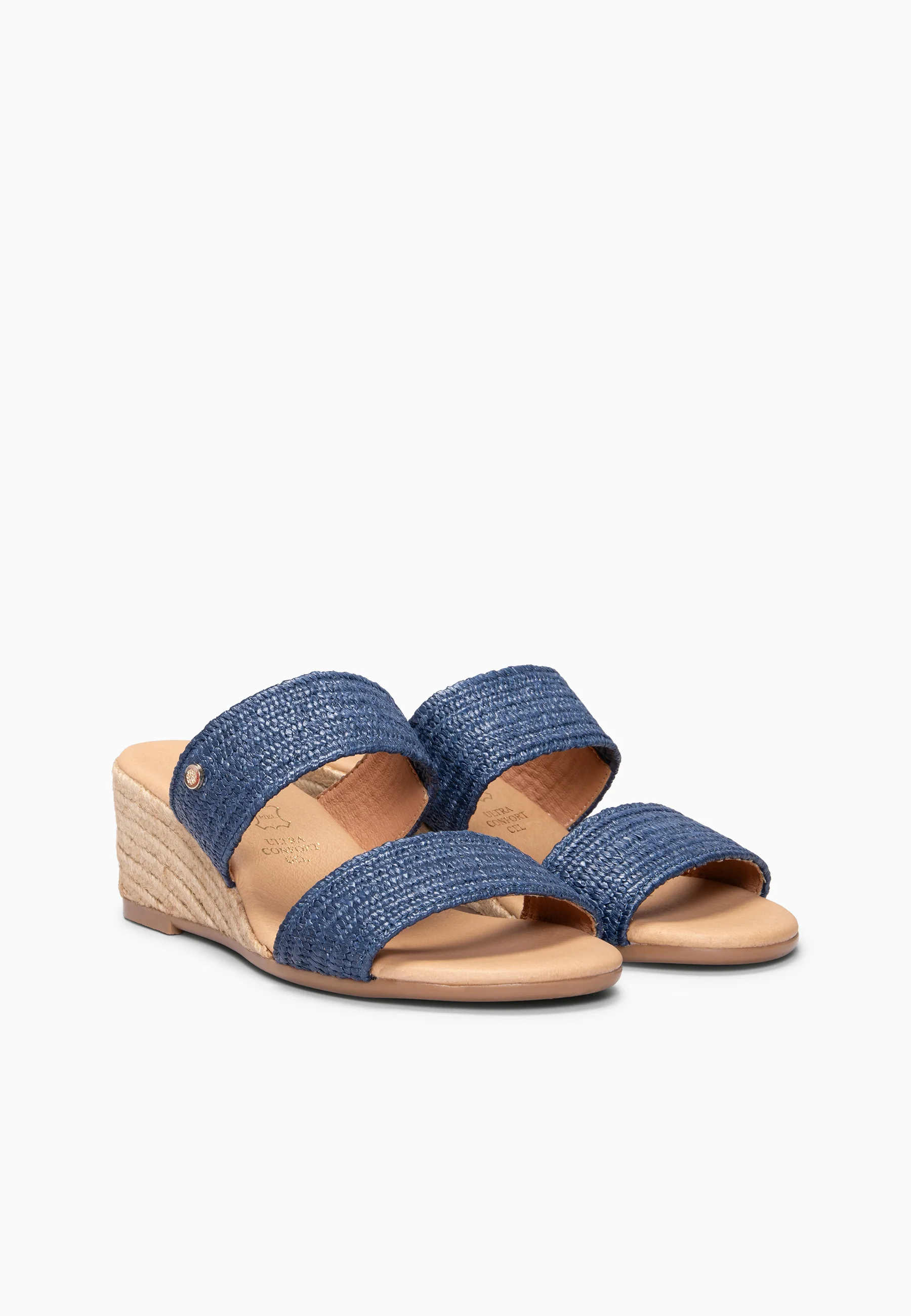 LIRA - Mules de cuña de esparto MARINO - Image 7