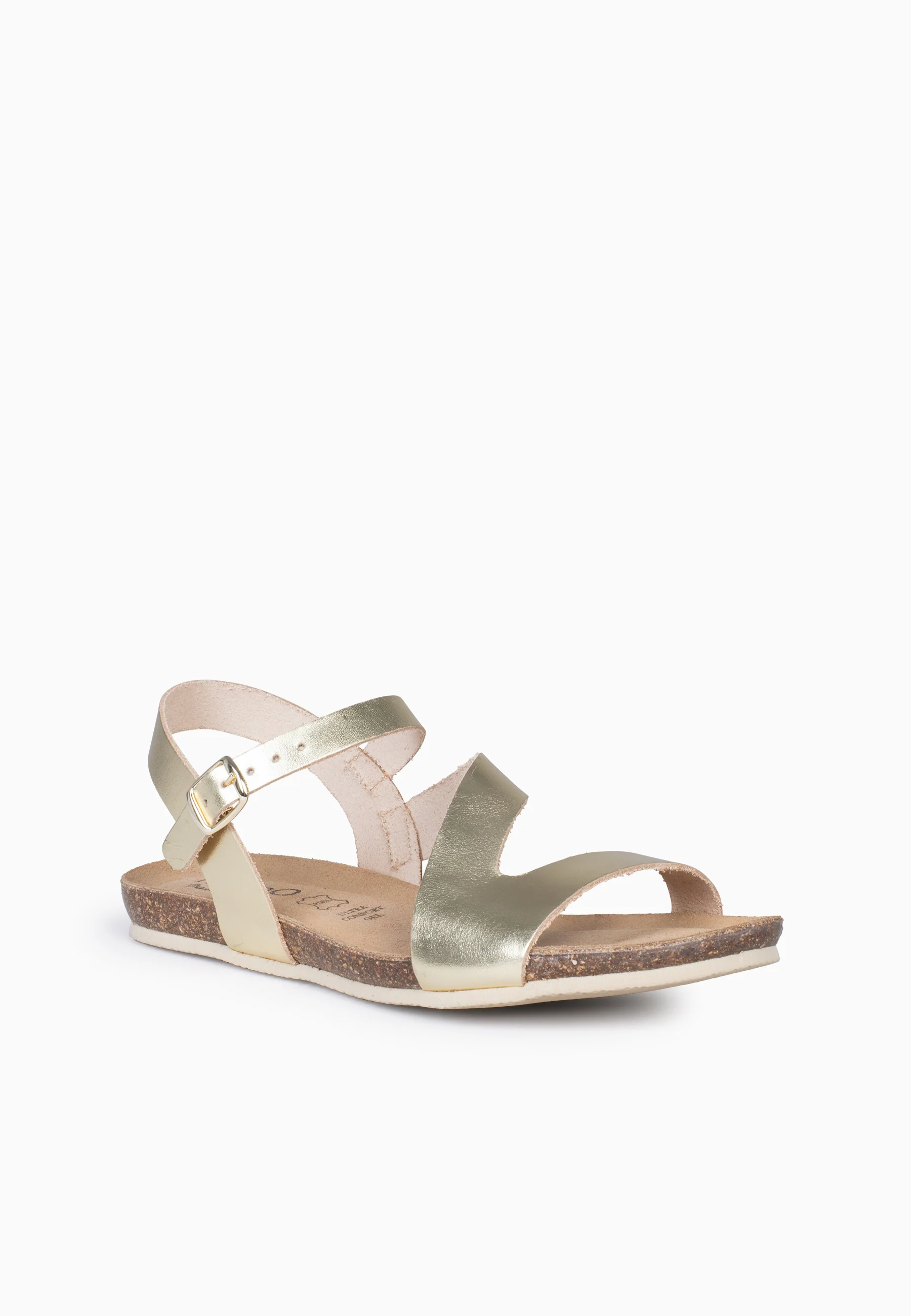 LIS - Sandalias BIO de piel de Vaquetilla PLATINO - Image 7