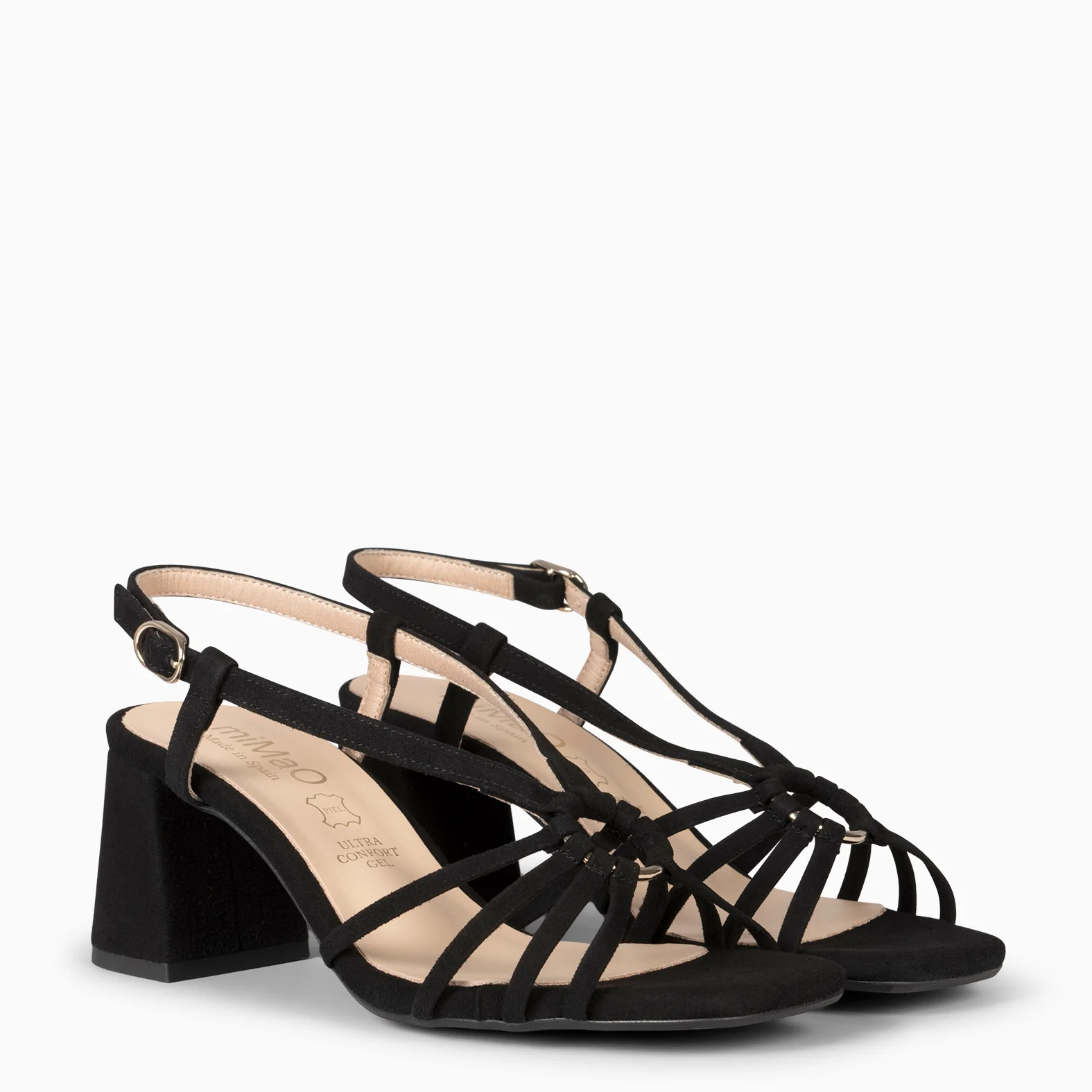 SOLEIL - Sandalias de tacón NEGRO - Image 2