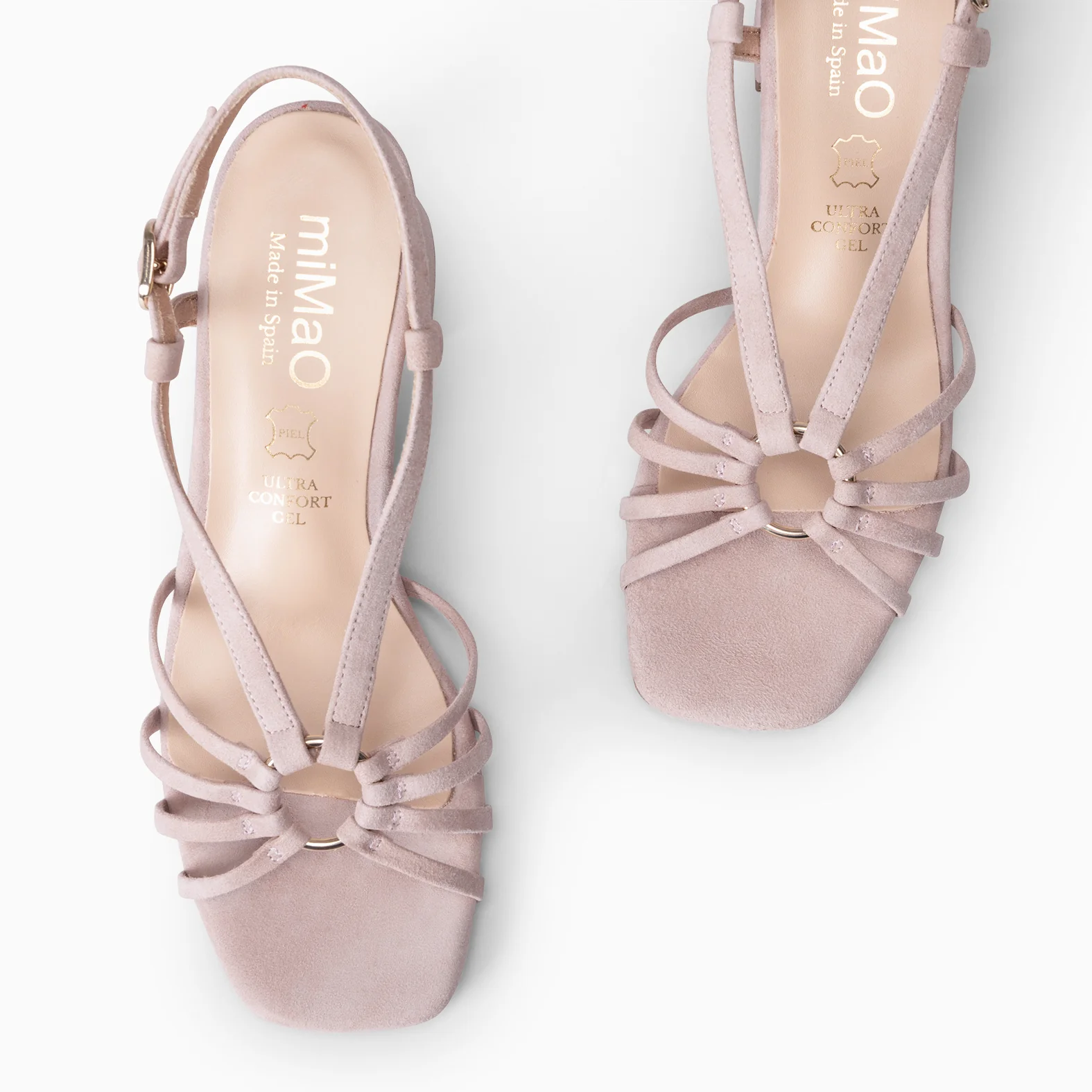 SOLEIL - Sandalias de tacón ROSA CLARO - Image 4