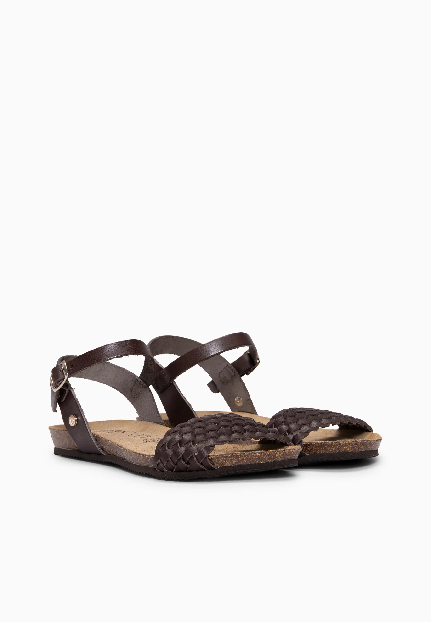 AIRE - Sandalias Planas BIO de tira Trenzada MARRON - Image 7