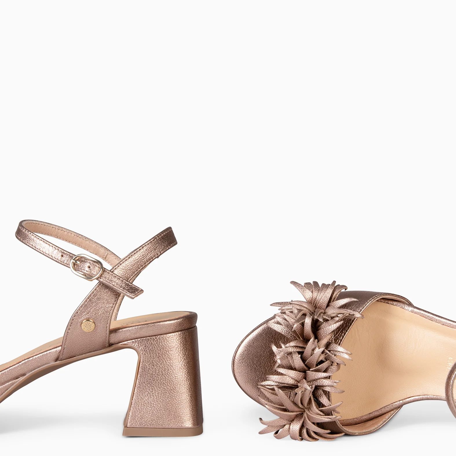 POMPÓN - Sandalias de tacón de vestir ROSE - Image 10