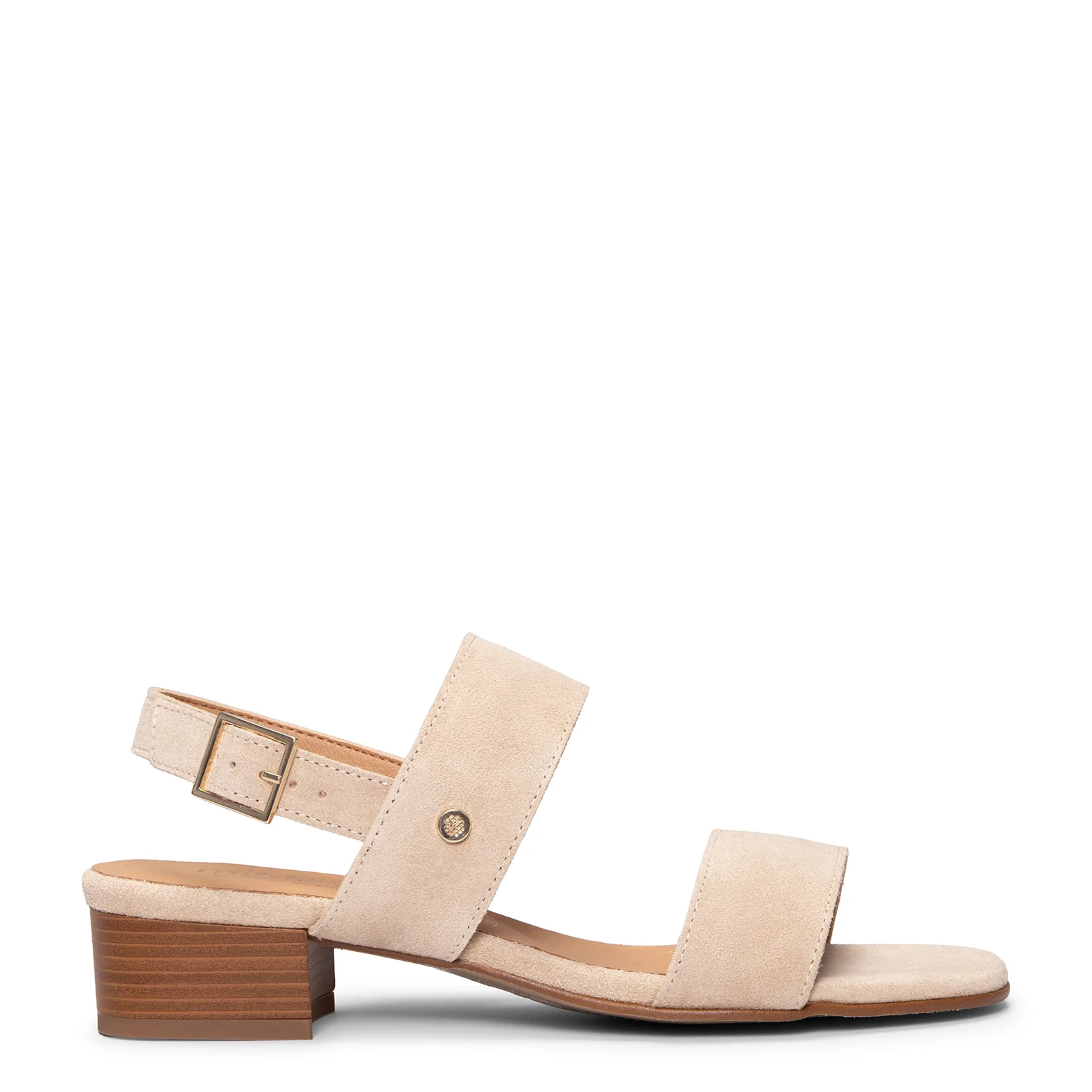 SIA - Sandalias de tacón ancho BEIGE - Image 3