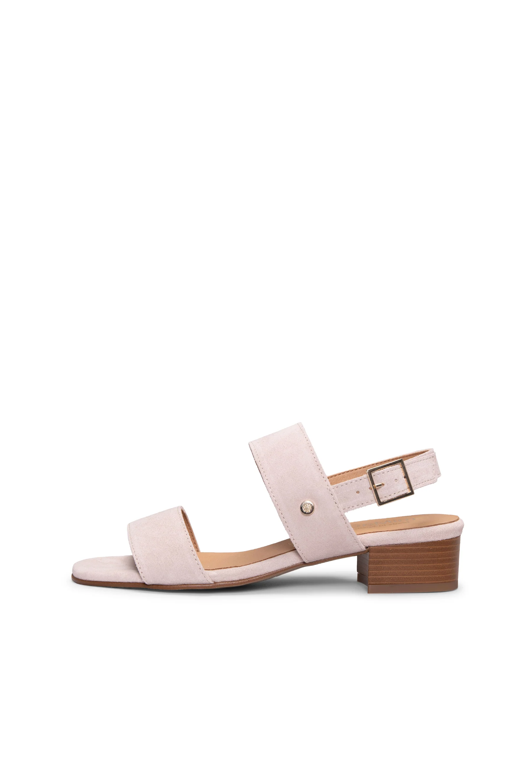 SIA - Sandalias de tacón ancho NUDE - Image 6