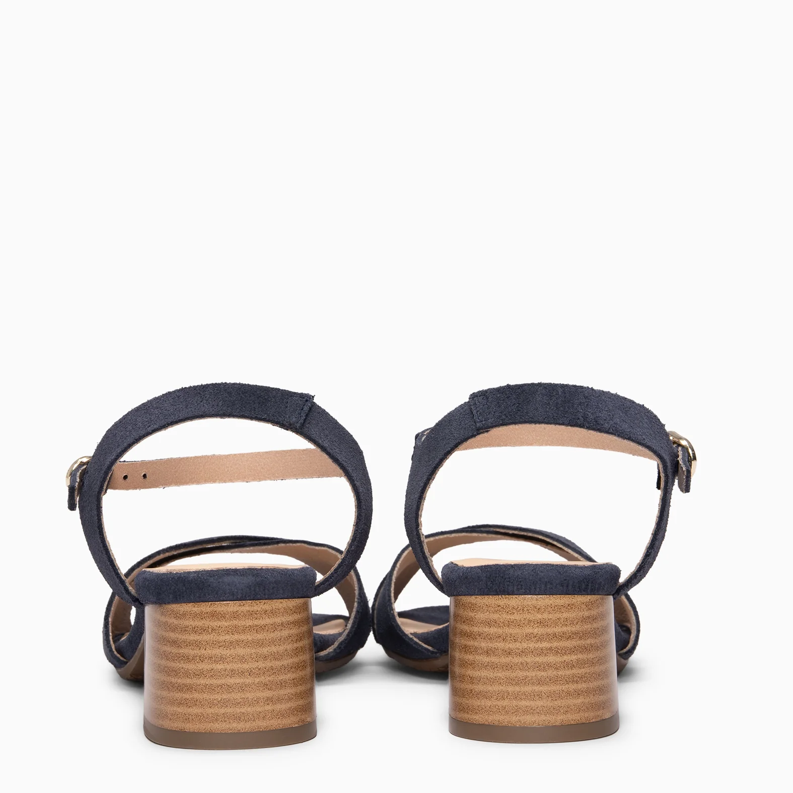 ORIANA - Sandalias de tacón de ante MARINO - Image 9