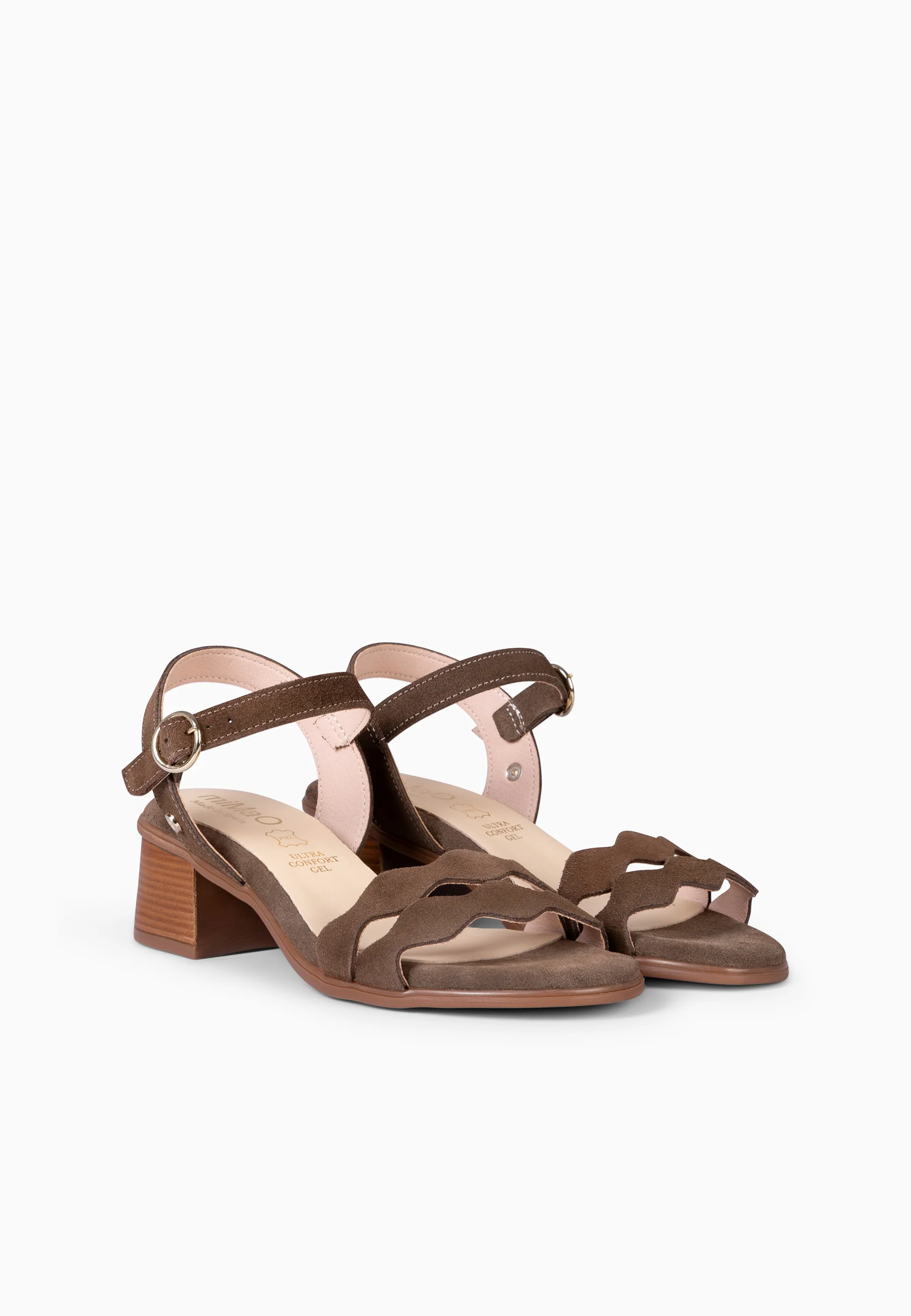 LETY - SANDALIA DE TACÓN DE VESTIR MARRON - Image 7