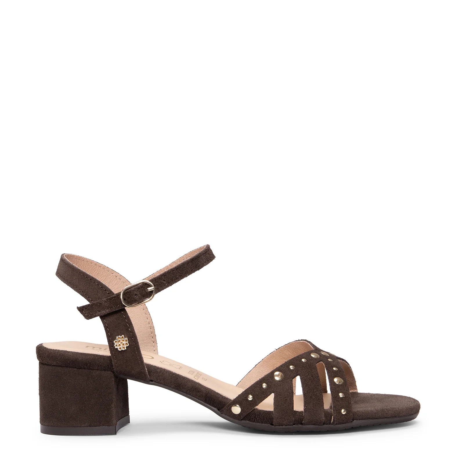 DAISY - Sandalias de tacón medio MARRON - Image 3