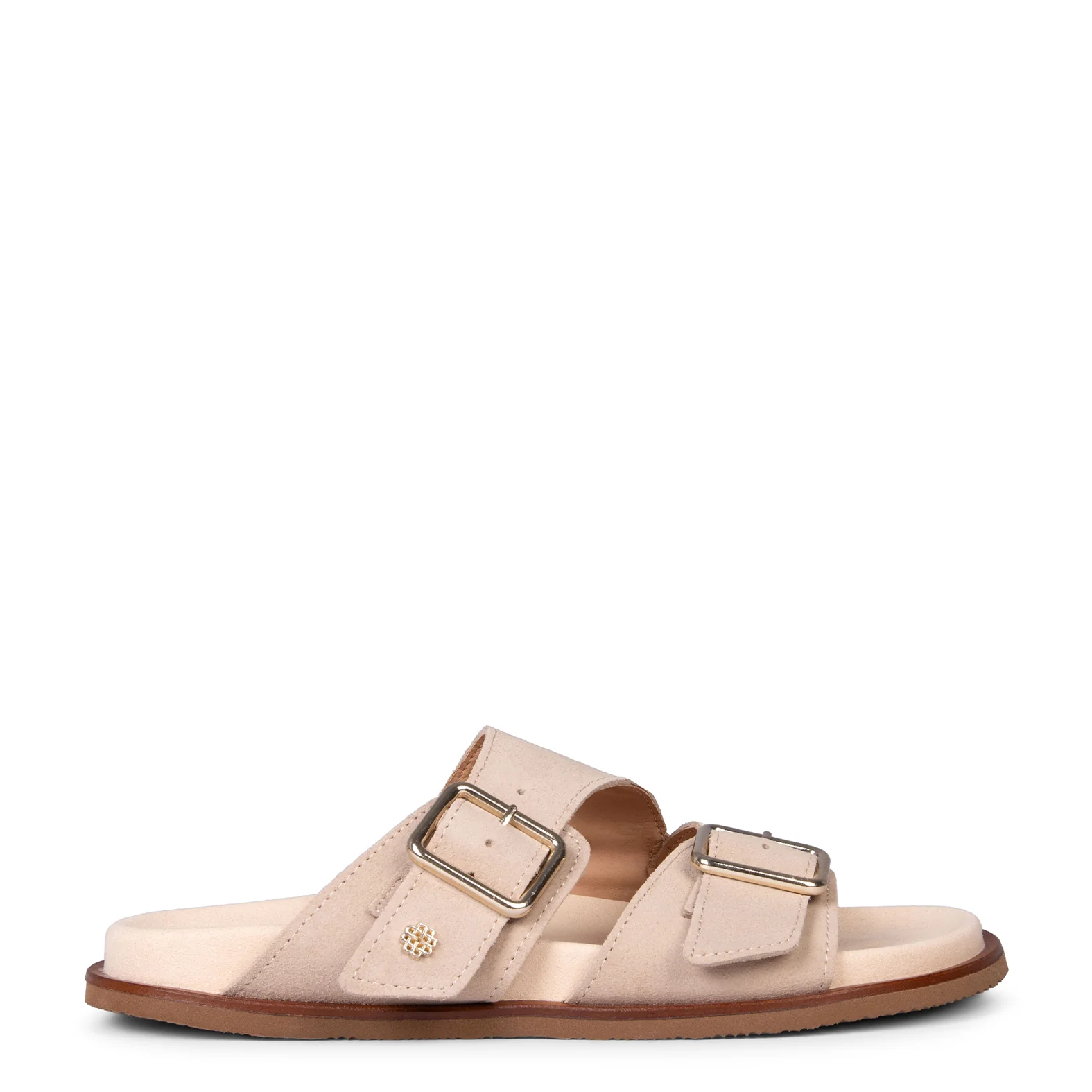 FRIDA - Sandalias tipo pala de ante BEIGE - Image 3