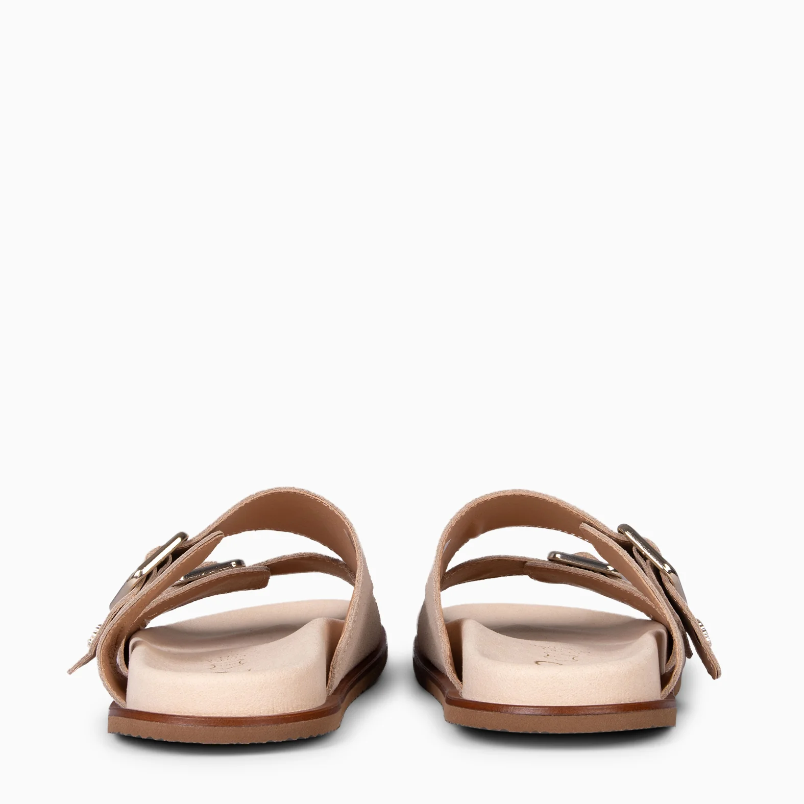 FRIDA - Sandalias tipo pala de ante BEIGE - Image 5
