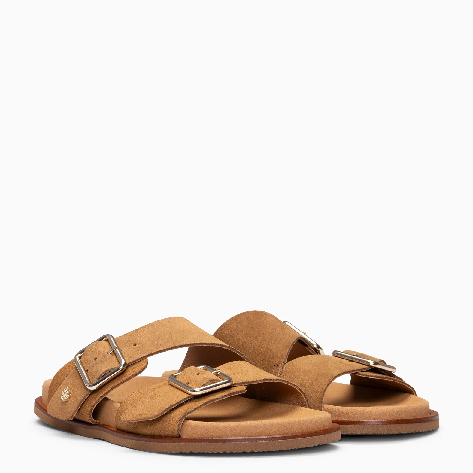 FRIDA - Sandalias tipo pala de ante CUERO - Image 4