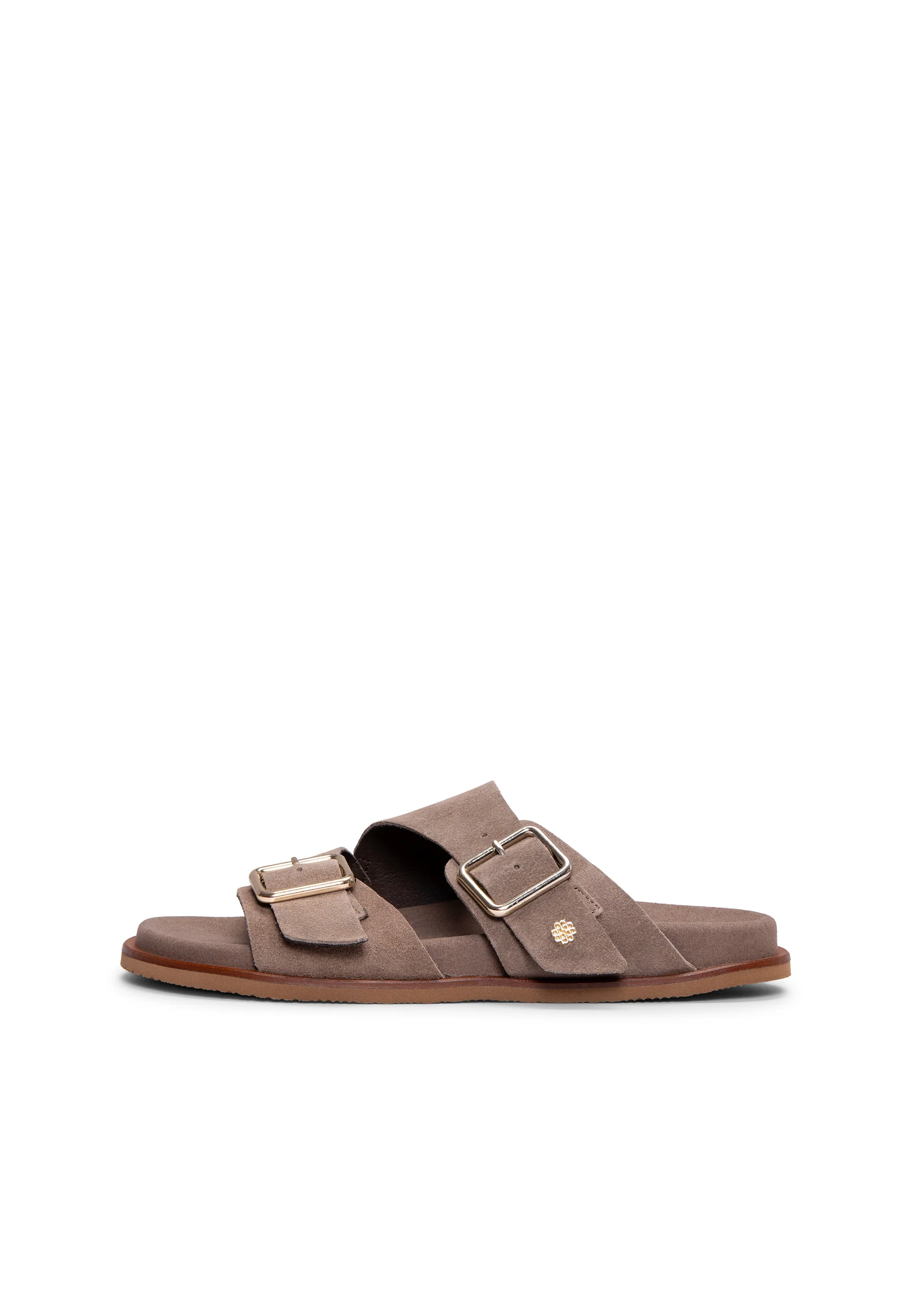 FRIDA - Sandalias tipo pala de ante MARRON - Image 6