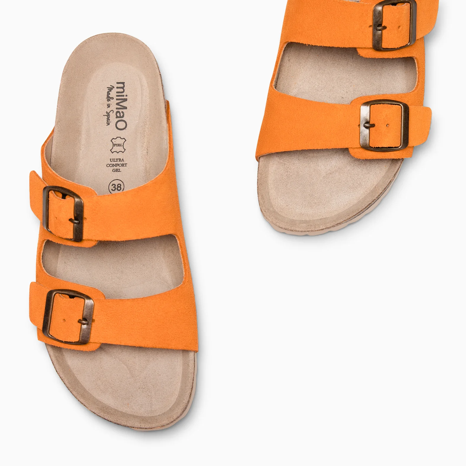BORA - Sandalia tipo chancla NARANJA - Image 4