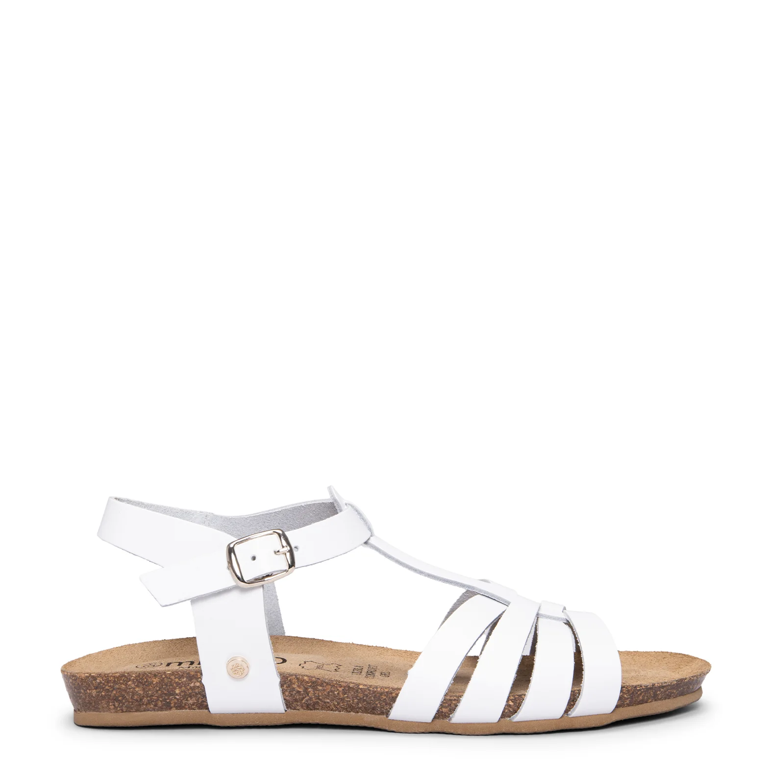 DITA - Sandalias BIO de tiras BLANCO - Image 3