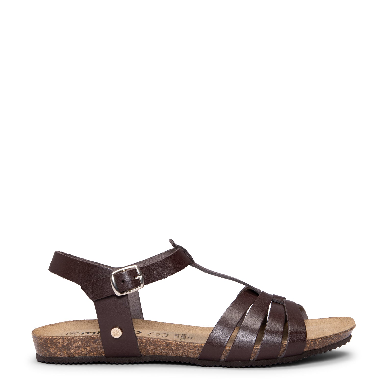 DITA - Sandalias BIO de tiras MARRON - Image 3
