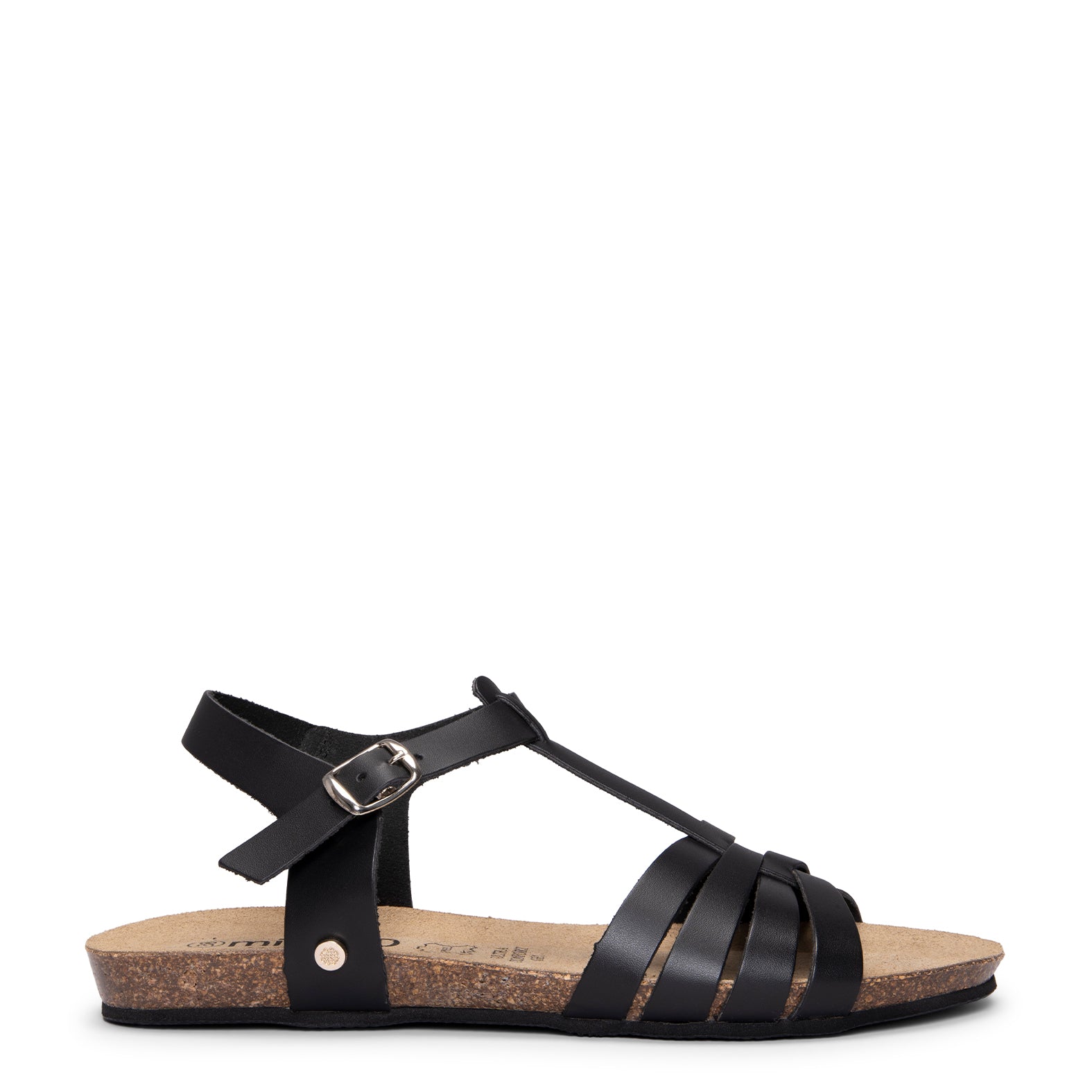 DITA - Sandalias BIO de tiras NEGRO - Image 3