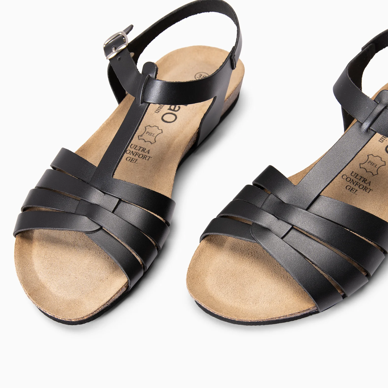 DITA - Sandalias BIO de tiras NEGRO - Image 9