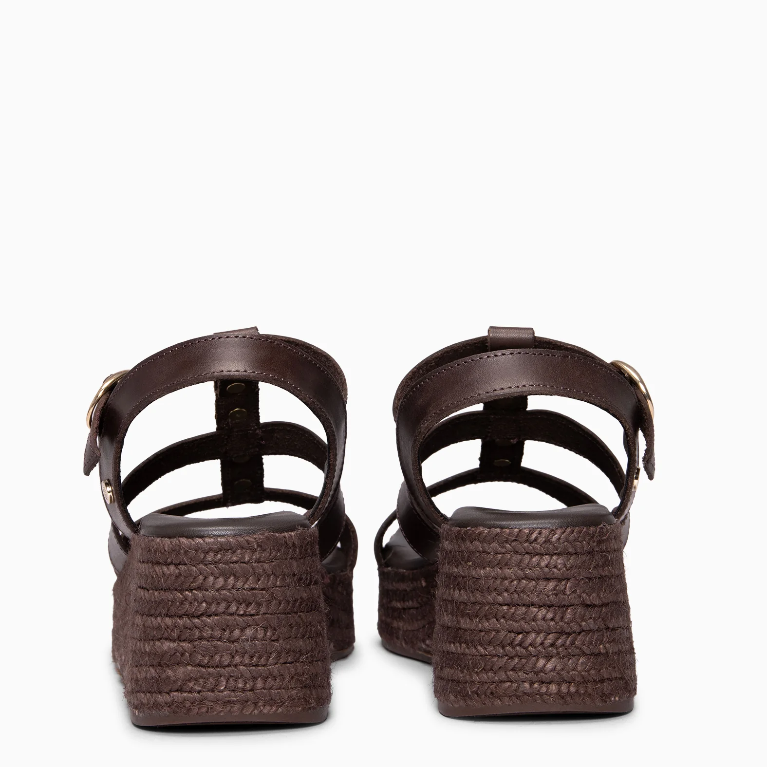 DANAE - Sandalias de plataforma de yute MARRON - Image 11