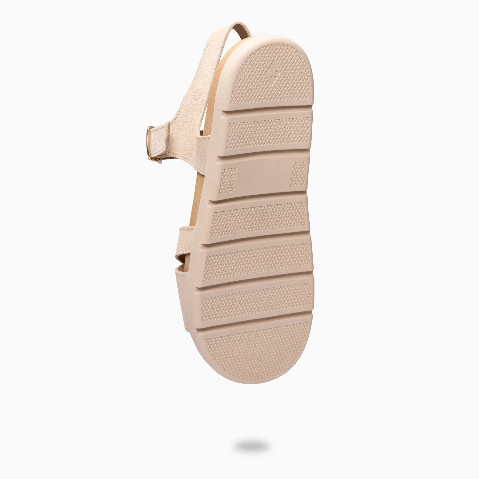 BRISA - Sandalias Baresoft de ante BEIGE - Image 9