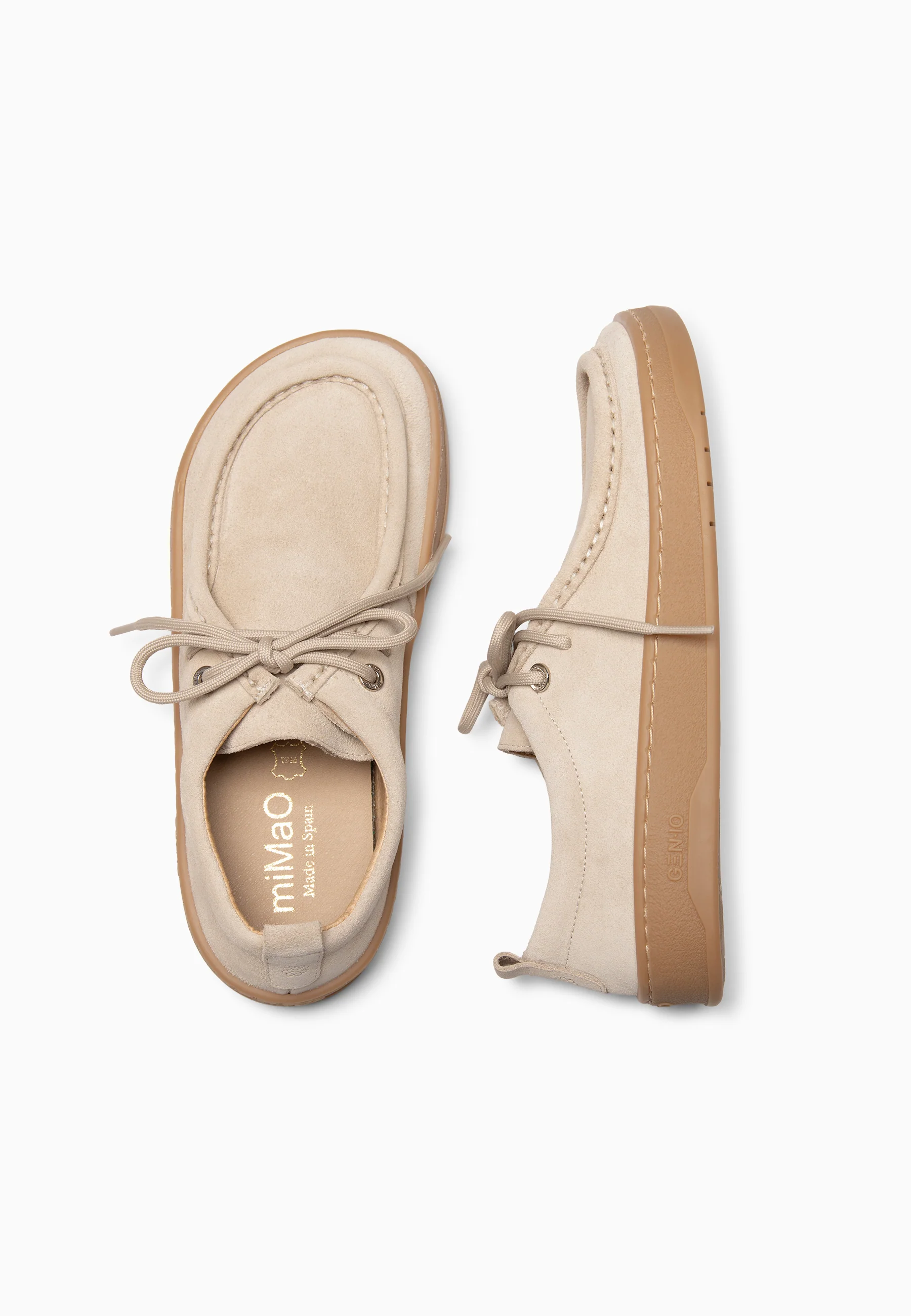 NIMBO - Mocasines de cordones Baresoft BEIGE - Image 8