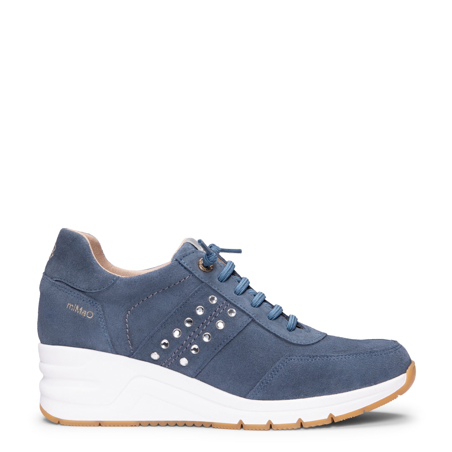METZ - Zapatillas con cuña de ante JEANS - Image 3