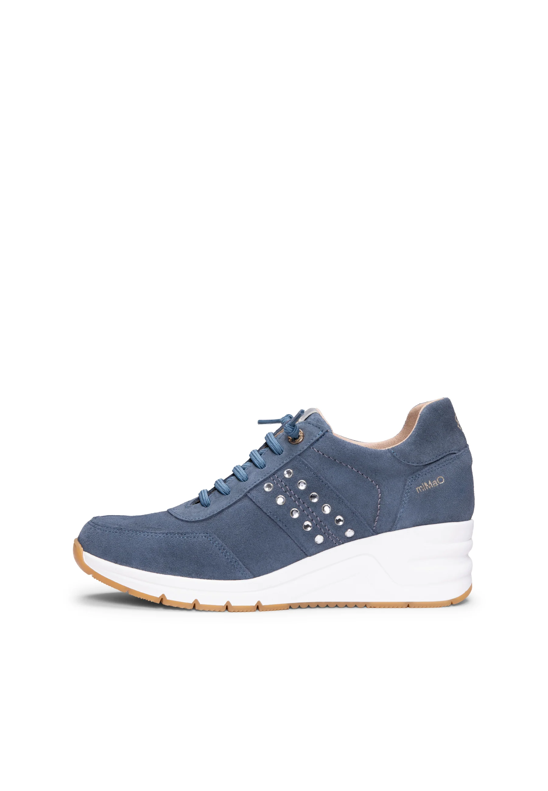 METZ - Zapatillas con cuña de ante JEANS - Image 6