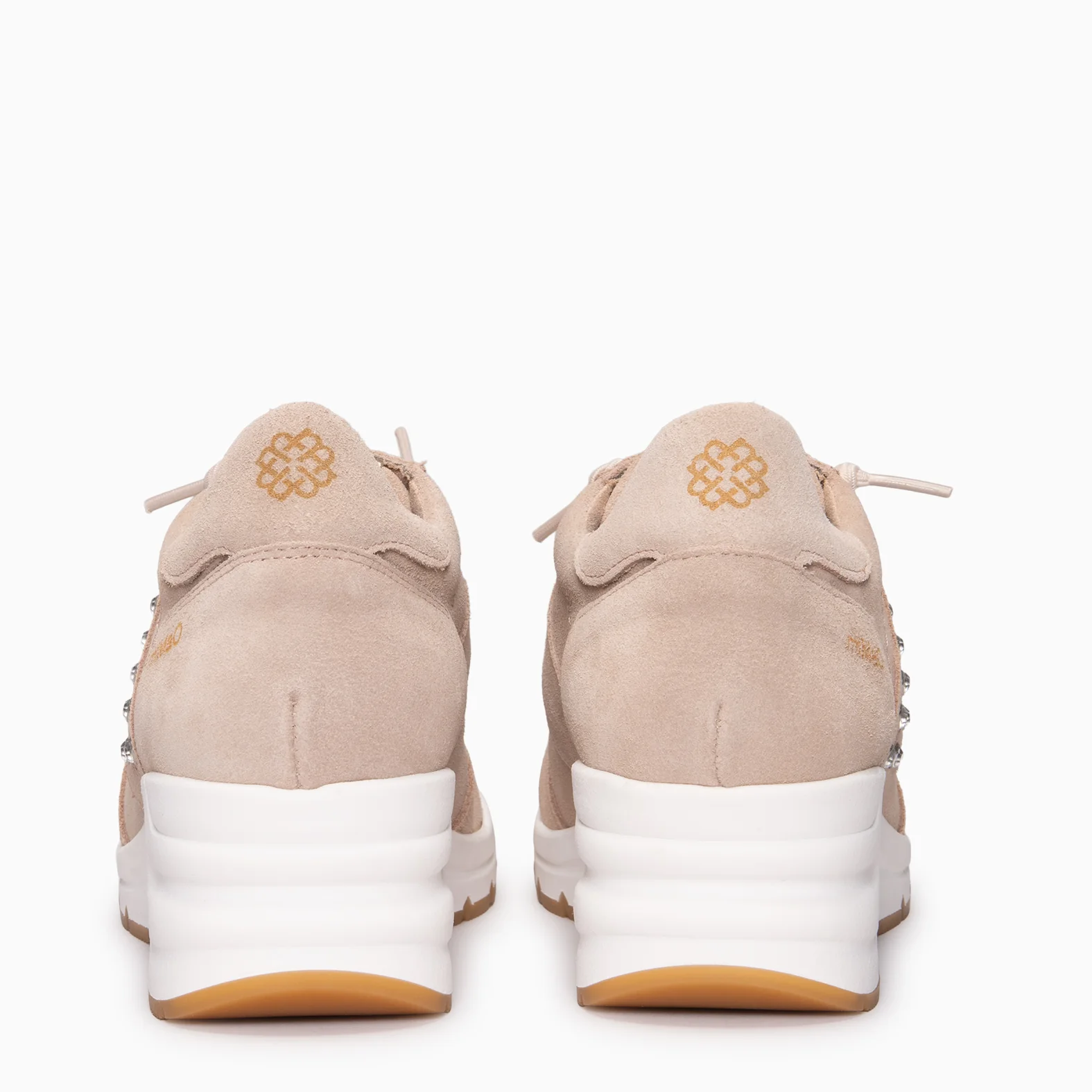 METZ - Zapatillas con cuña de ante ROSA CLARO - Image 9