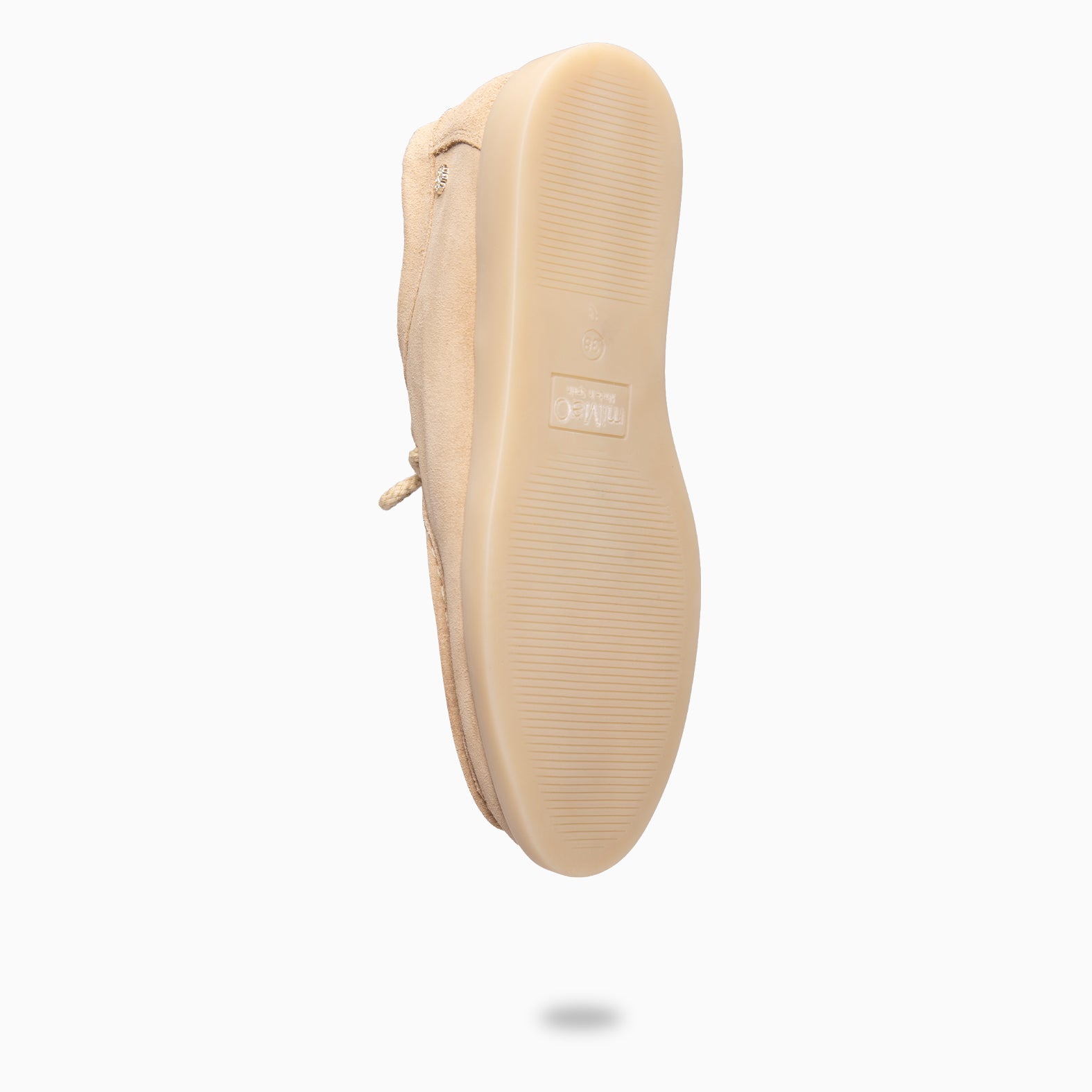TUPI - Mocasines con cordones de serraje BEIGE - Image 11