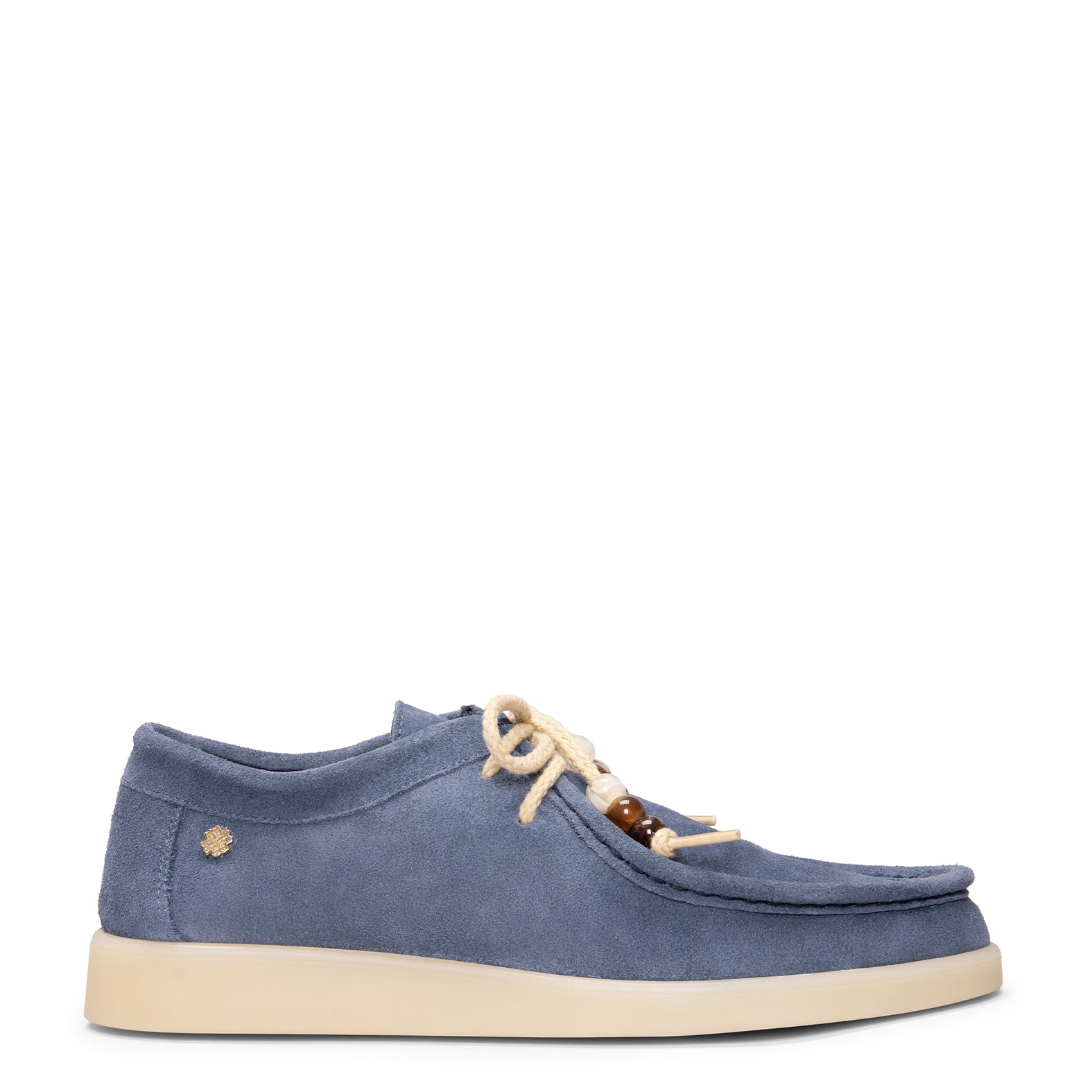 TUPI - Mocasines con cordones de serraje JEANS - Image 3