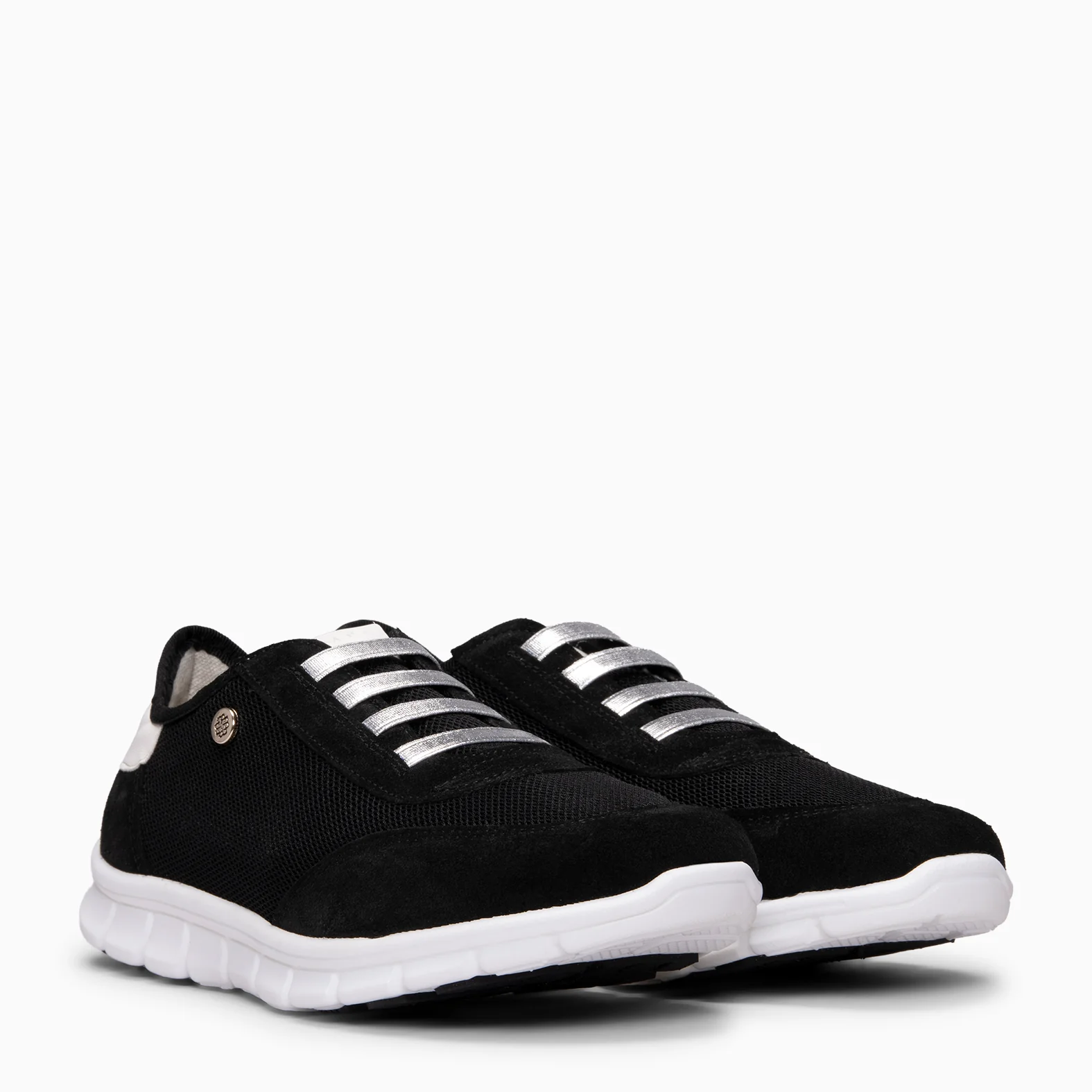 FÜSION 01 - Zapatillas para mujer multi-material NEGRO - Image 2