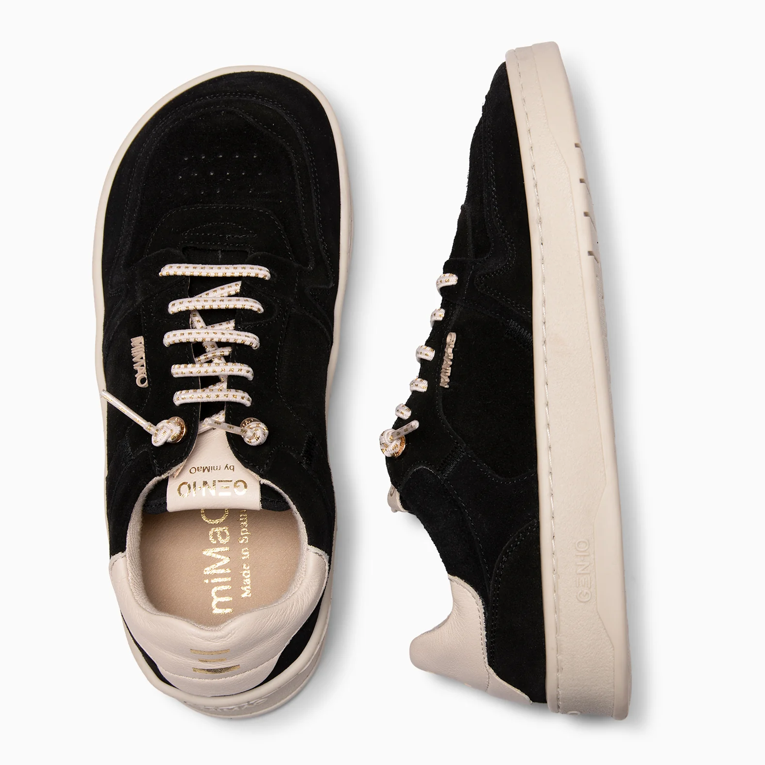 GEN-IO - Zapatillas baresoft NEGRO BEIGE - Image 4