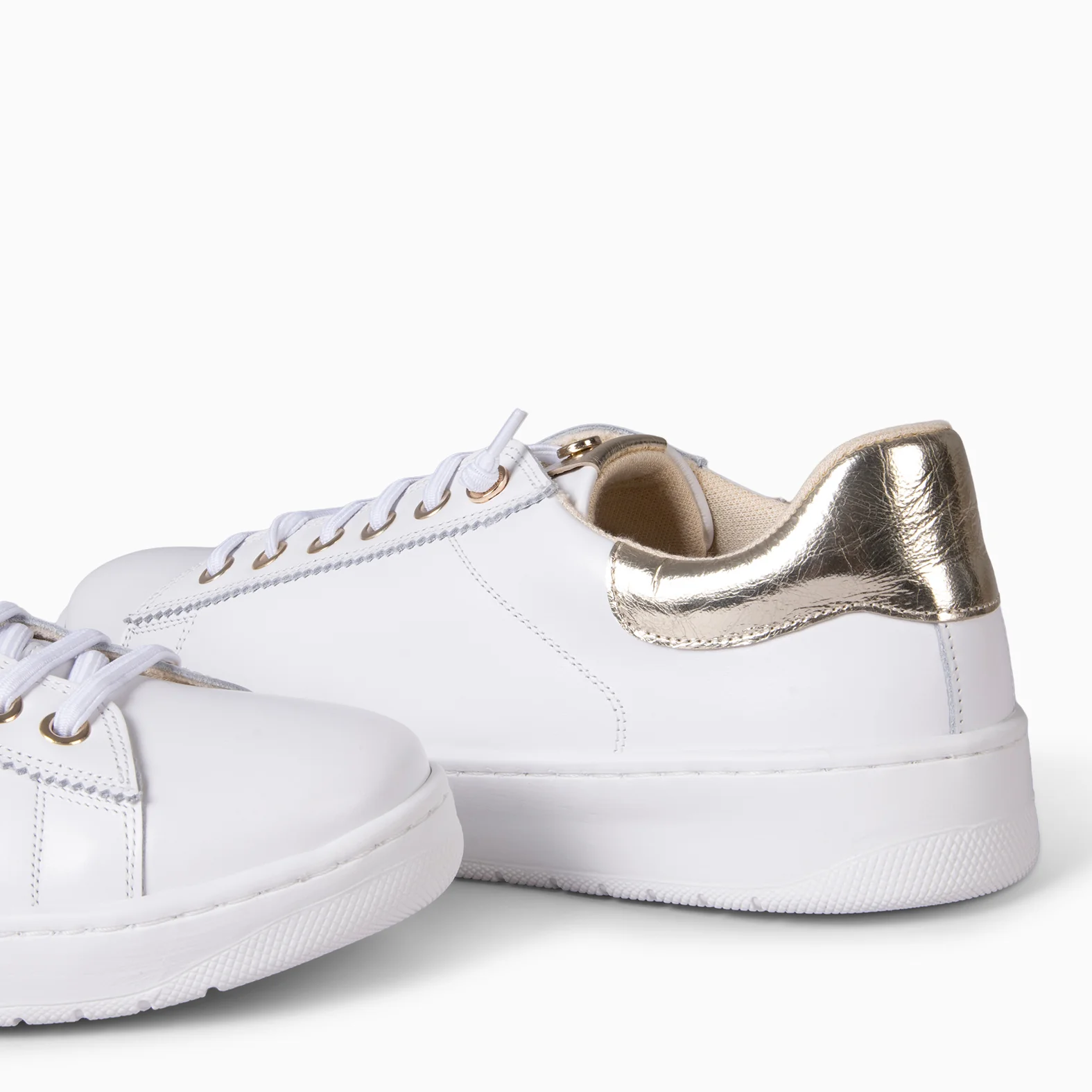 NANTES - Zapatillas Elegantes BLANCO ORO - Image 7