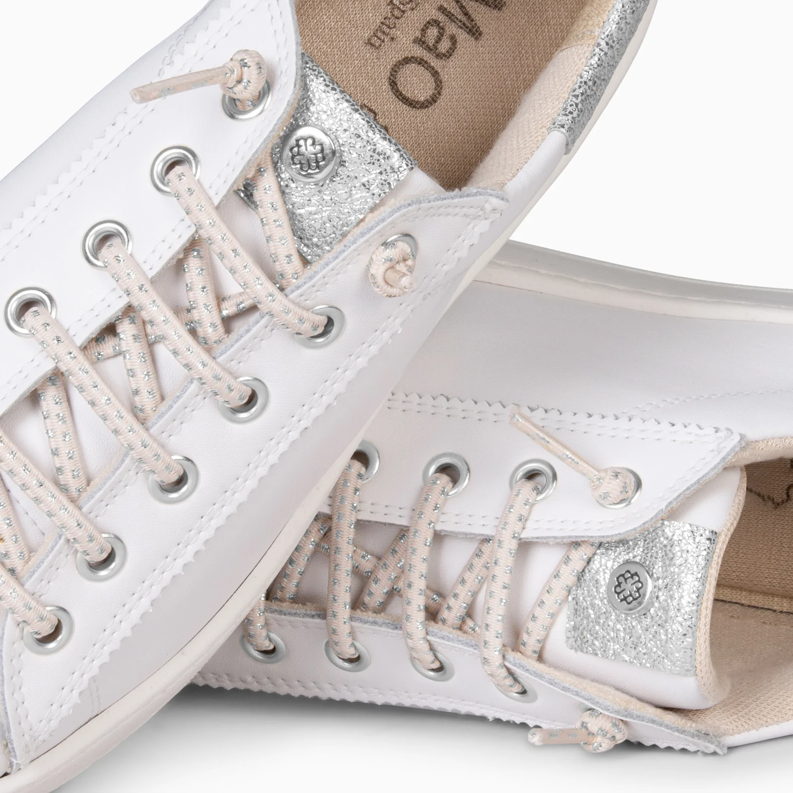 NANTES - Zapatillas Elegantes PLATA BLANCO - Image 4