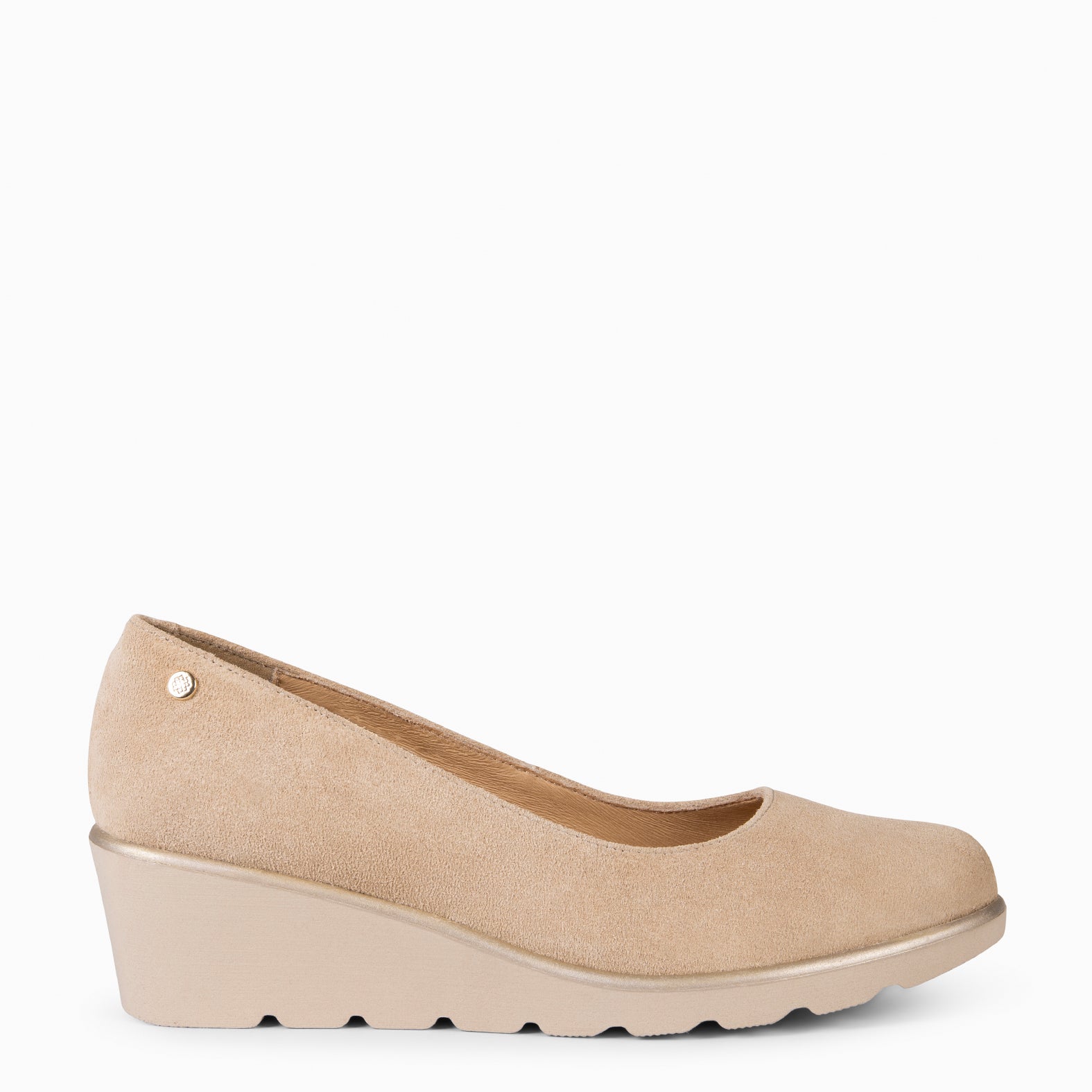 IRIS - Bailarina con cuña BEIGE - Image 2