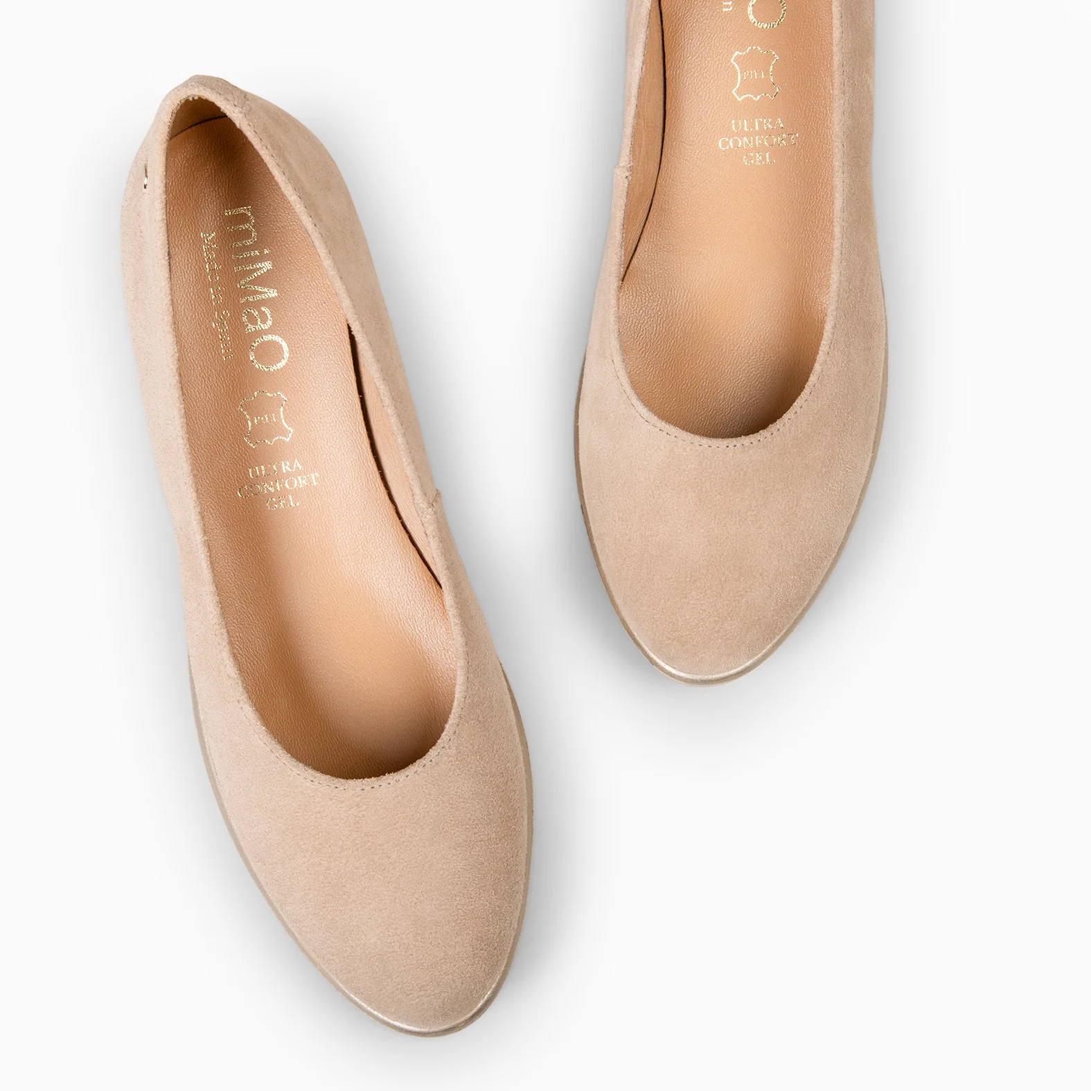 IRIS - Bailarina con cuña BEIGE - Image 5